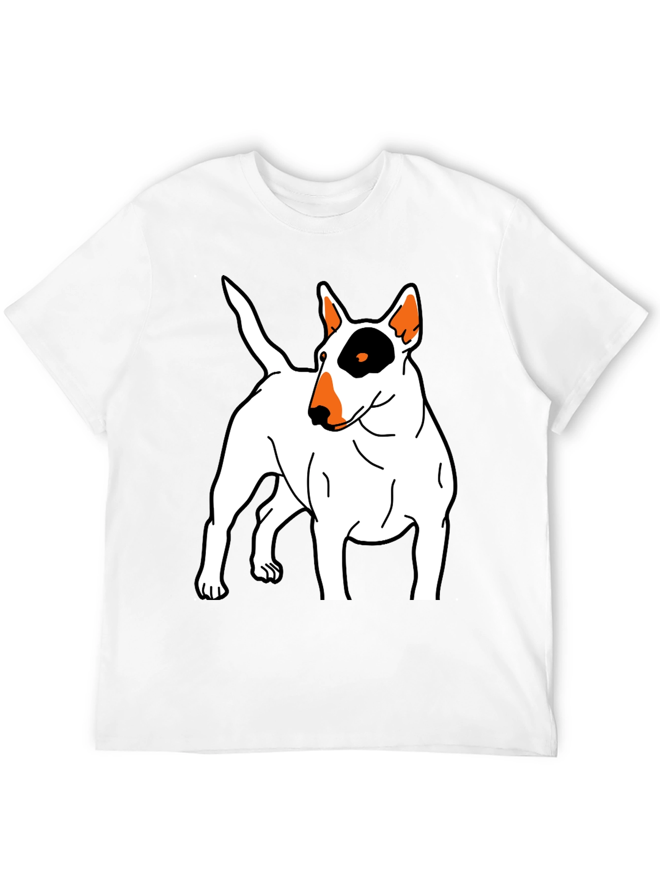 Bull Terrier Graphic Tee - Unisex Black T-Shirt