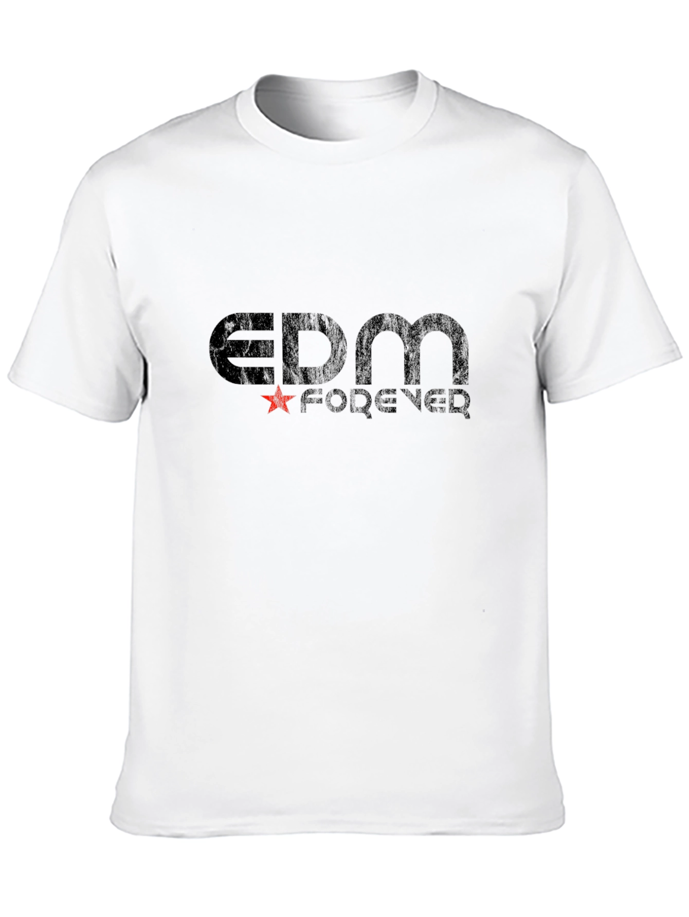 EDM Forever Black Graphic T-Shirt