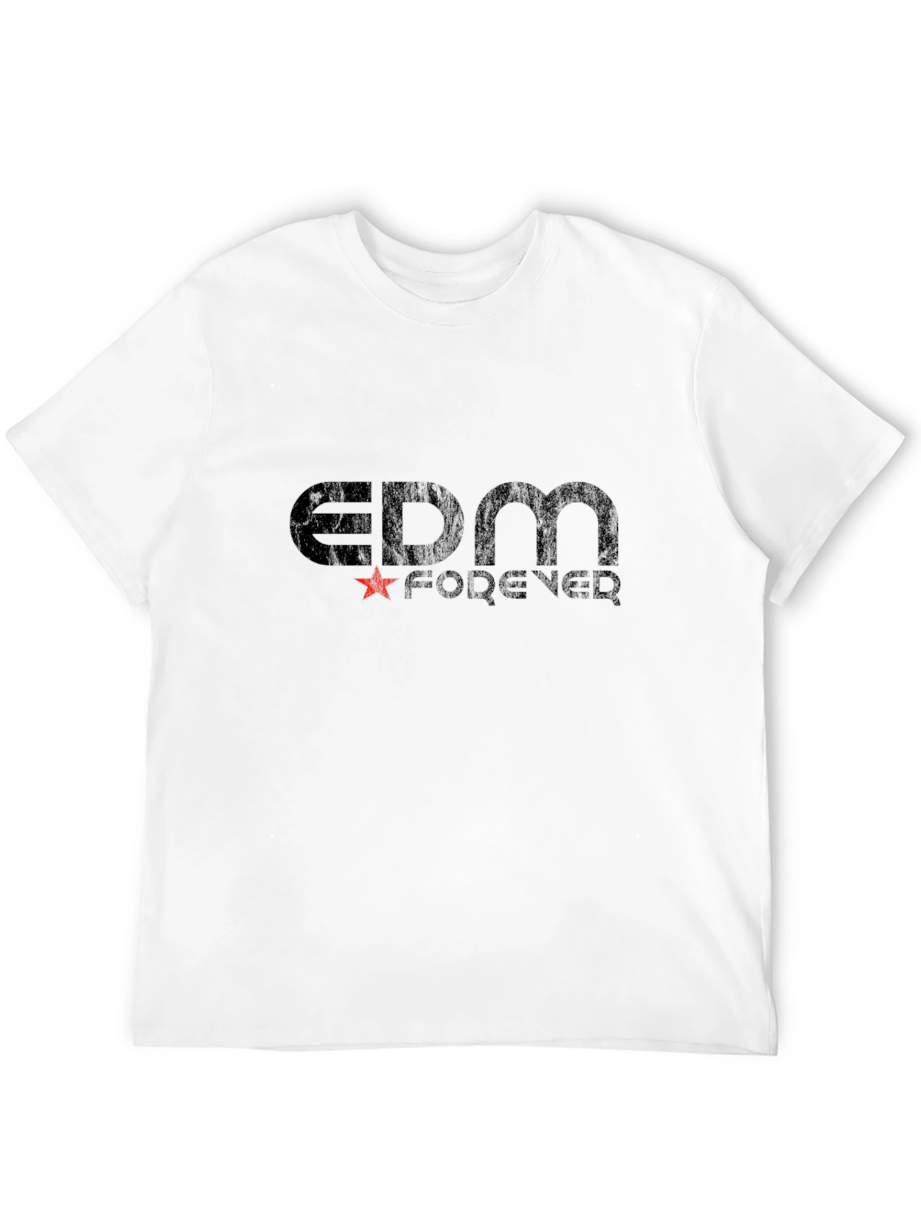 EDM Forever Black Graphic T-Shirt