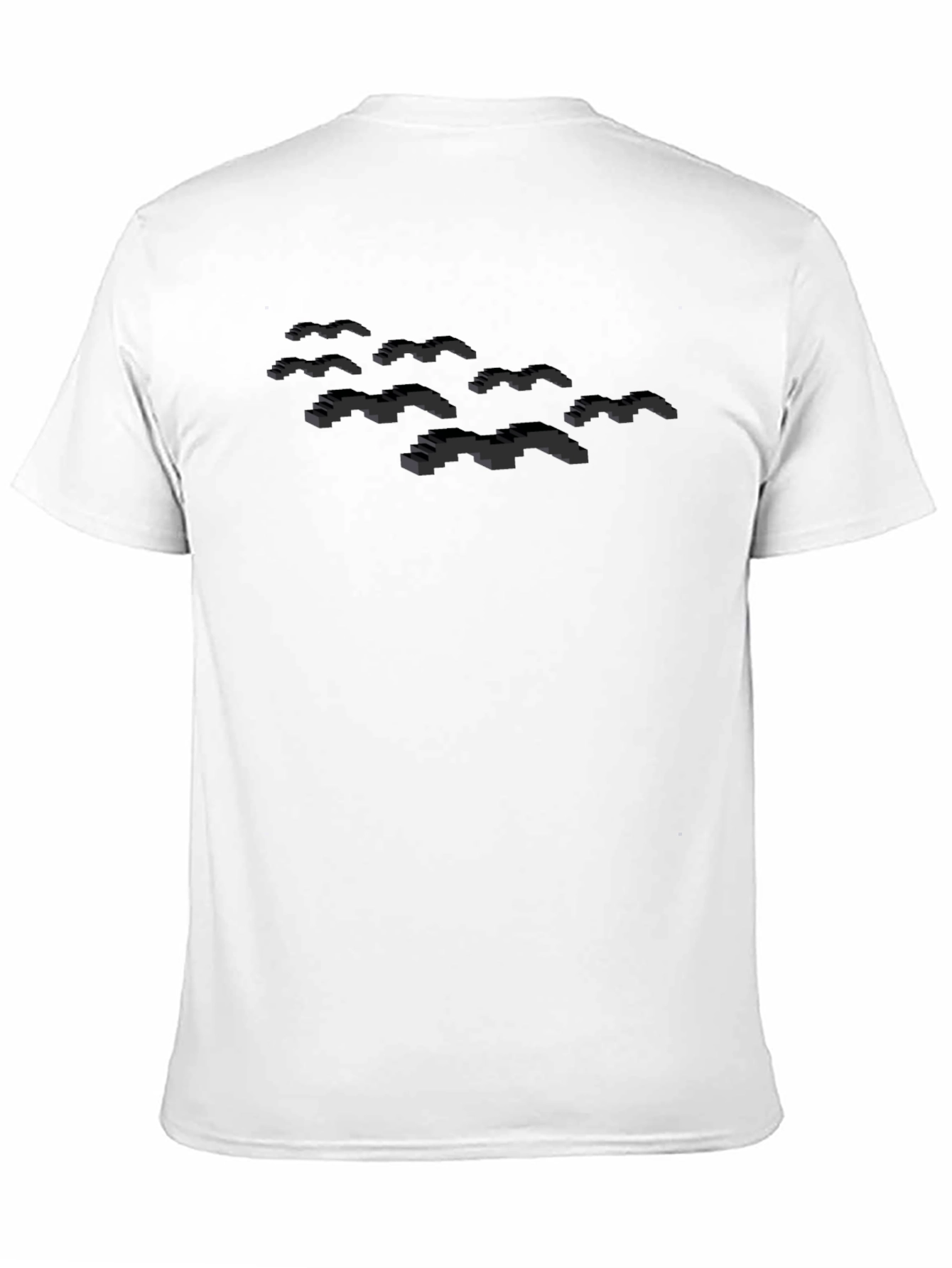 Pixel Bats Black T-Shirt - Gamer Style