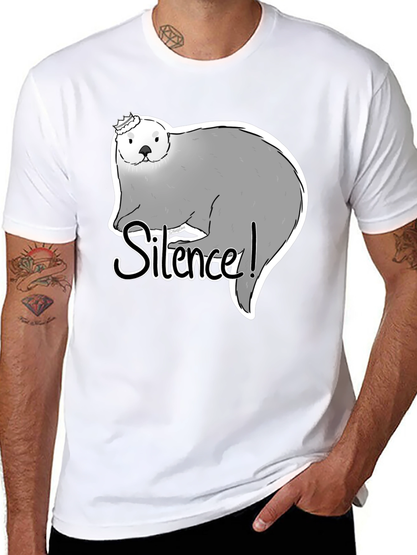 Silence Otter Graphic Tee