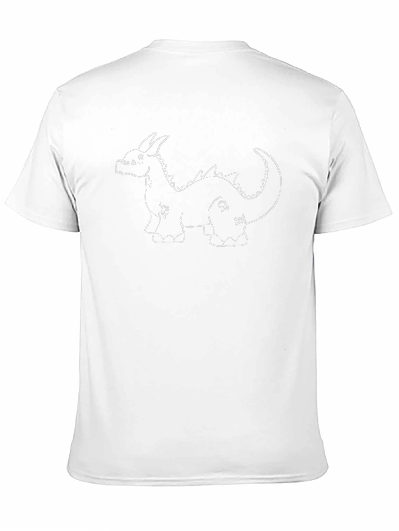 Dragon Cartoon Black T-Shirt