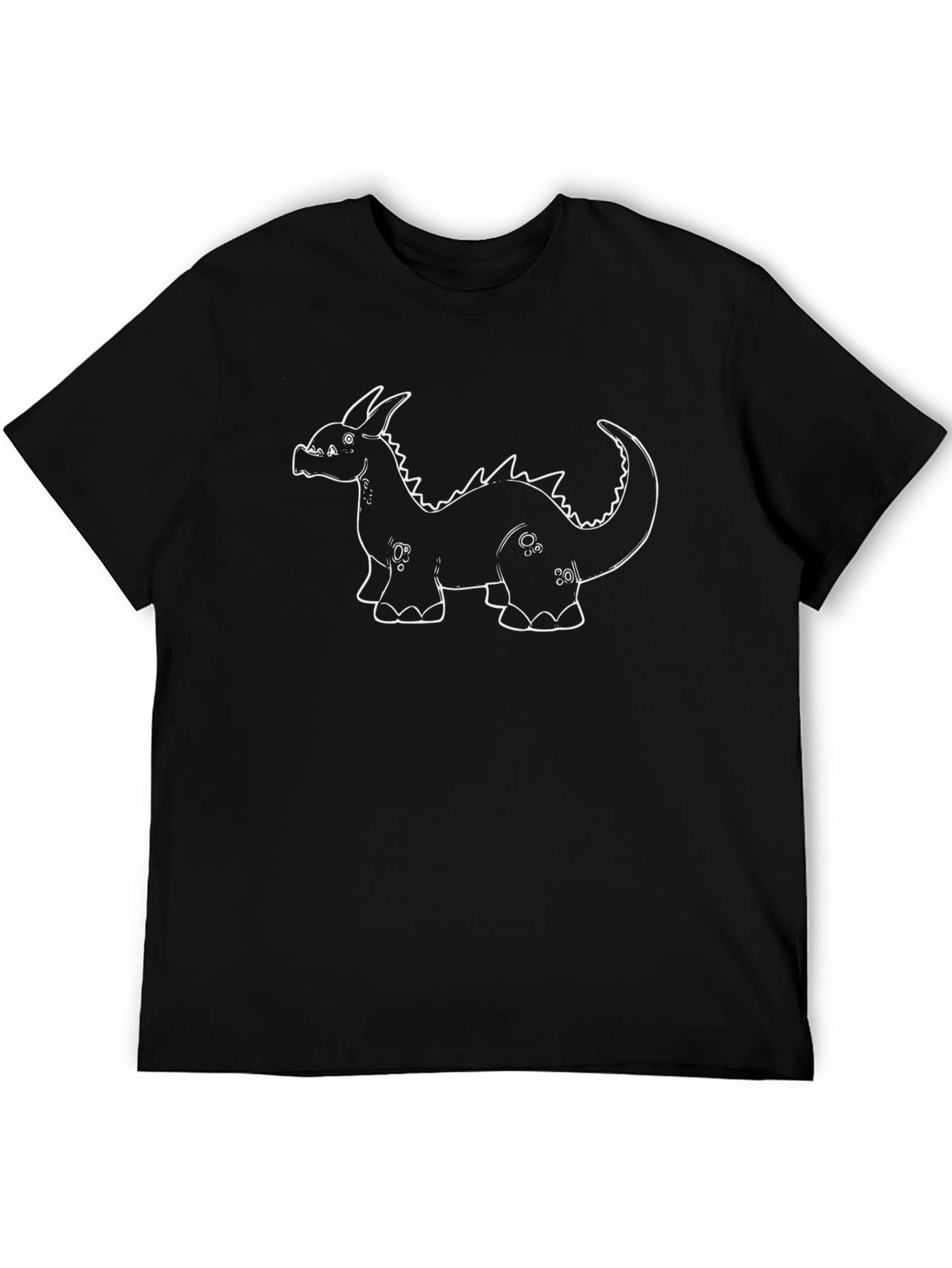 Dragon Cartoon Black T-Shirt