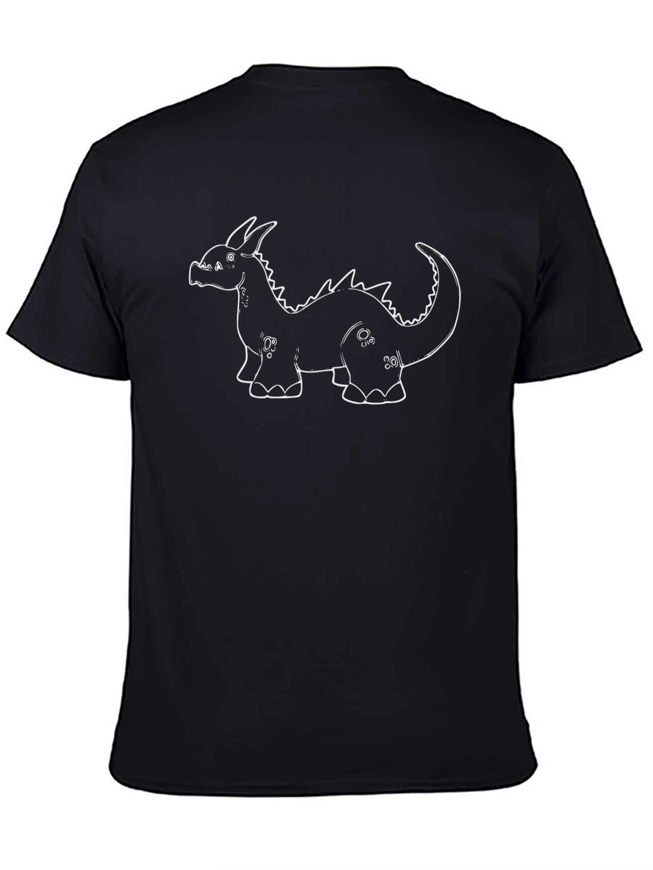 Dragon Cartoon Black T-Shirt