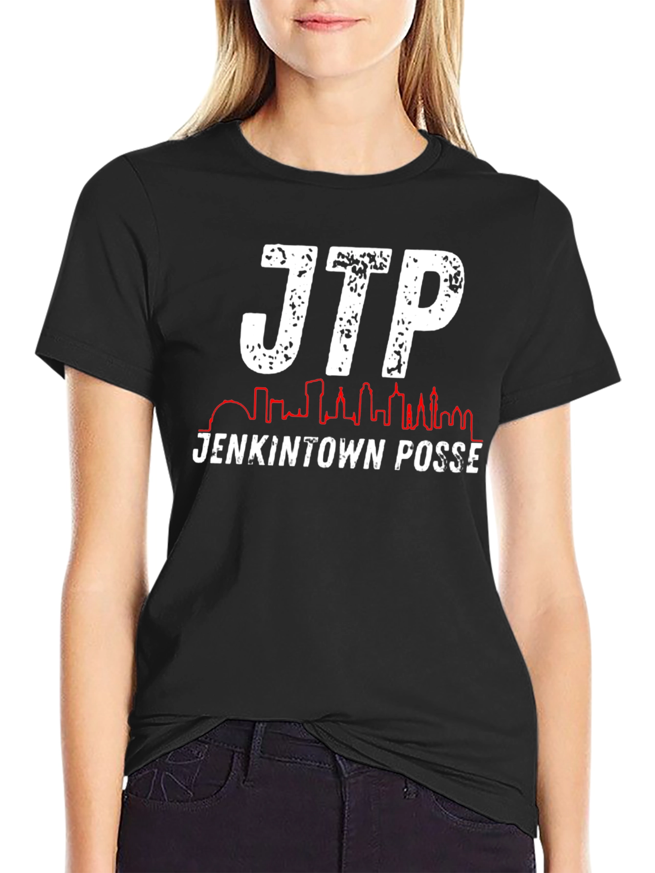 JTP Jenkintown Posse Black Graphic T-Shirt