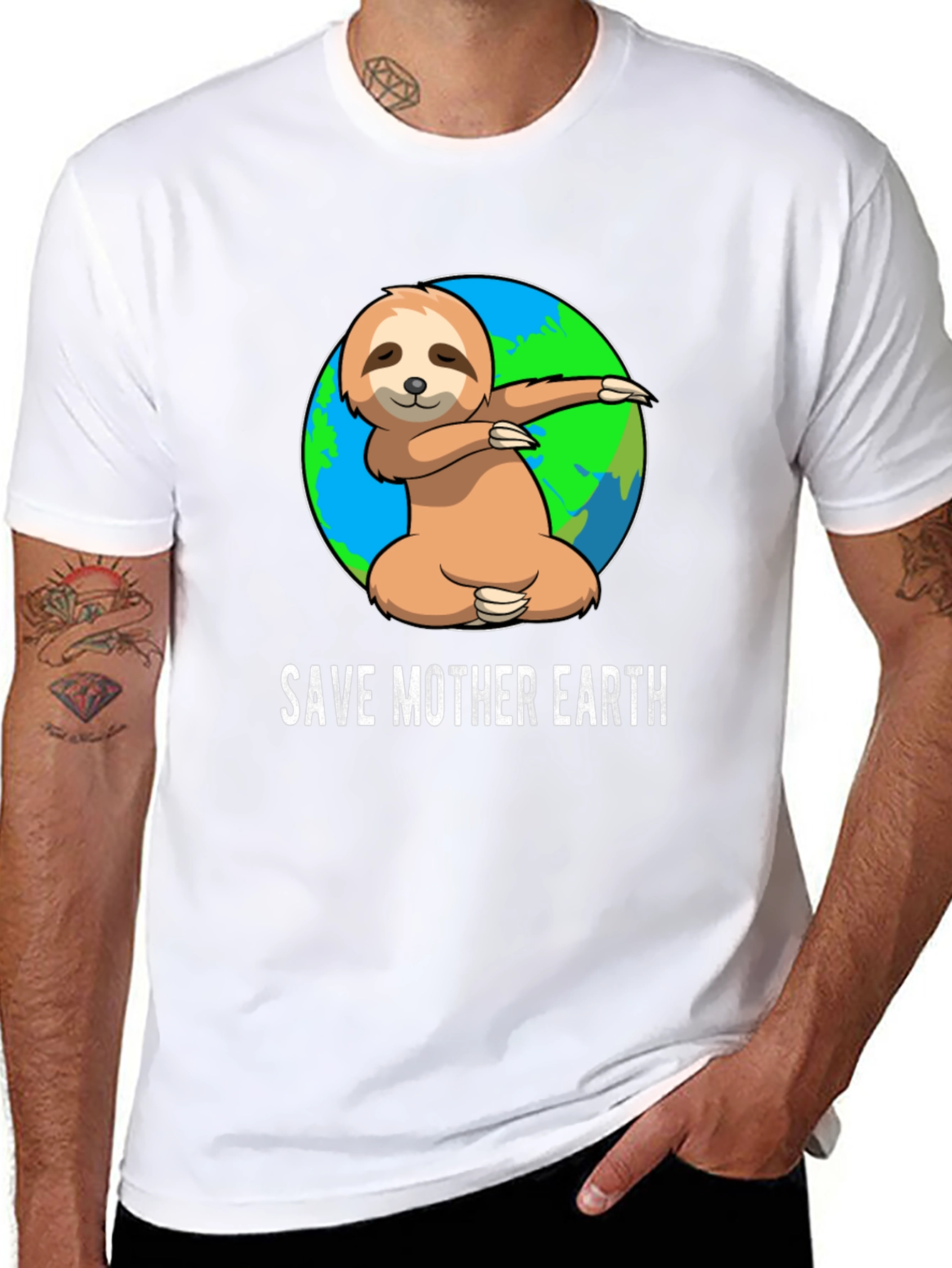 Save Mother Earth Sloth T-Shirt