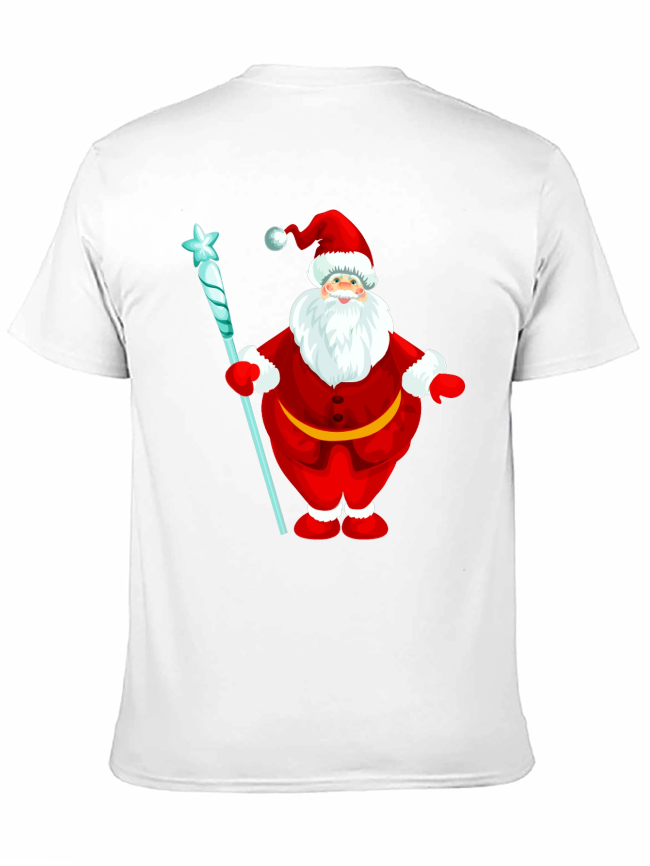 Festive Santa Claus Graphic T-Shirt - Holiday Cheer