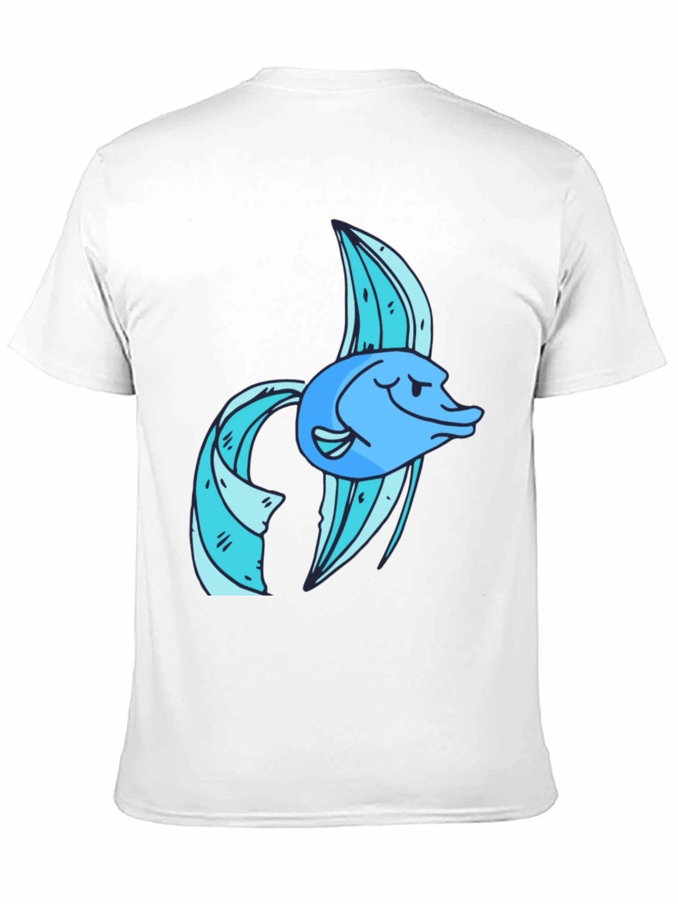 Cool Fish Graphic Tee - Soft Cotton Blend