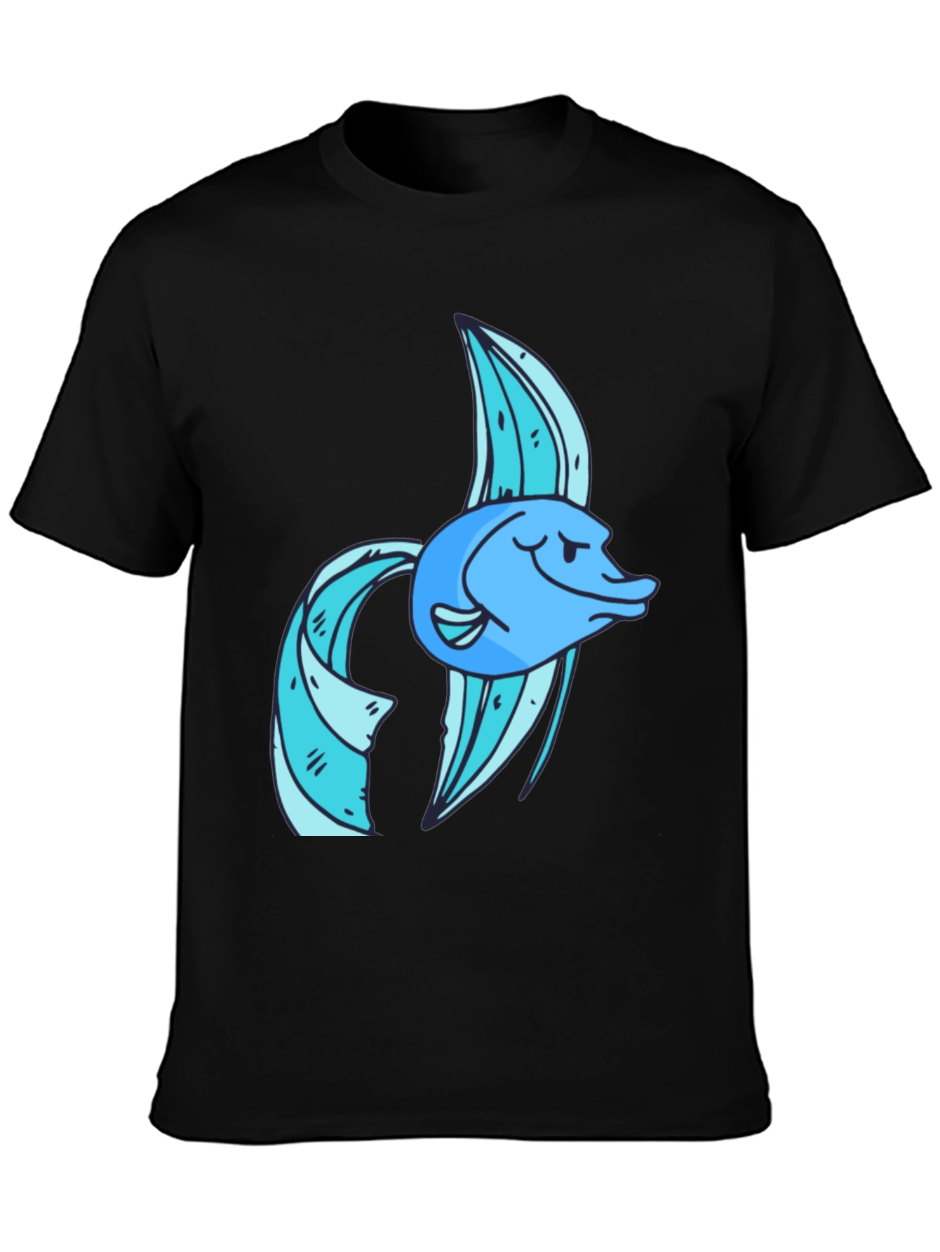 Cool Fish Graphic Tee - Soft Cotton Blend