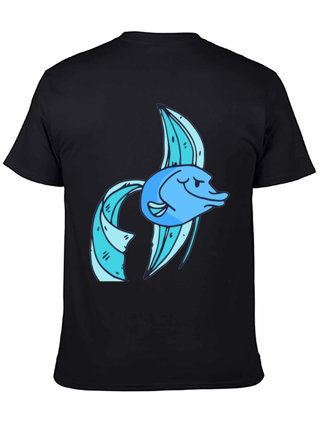 Cool Fish Graphic Tee - Soft Cotton Blend