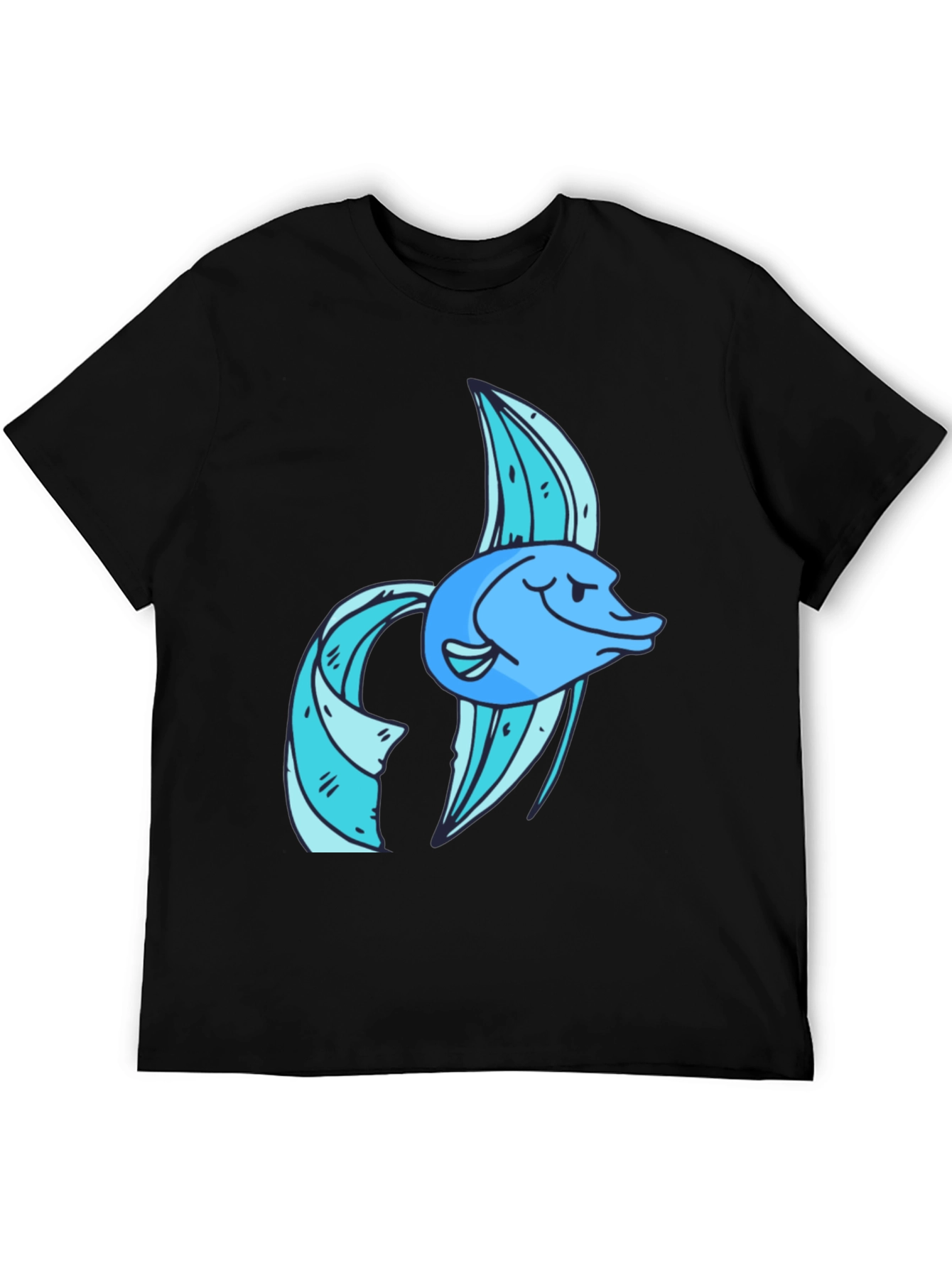 Cool Fish Graphic Tee - Soft Cotton Blend