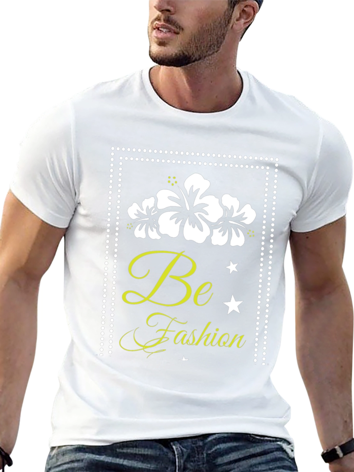 Be Fashion T-Shirt: Stylish Floral Graphic Tee