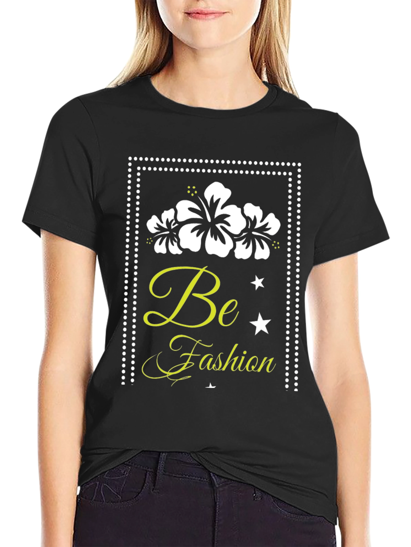 Be Fashion T-Shirt: Stylish Floral Graphic Tee