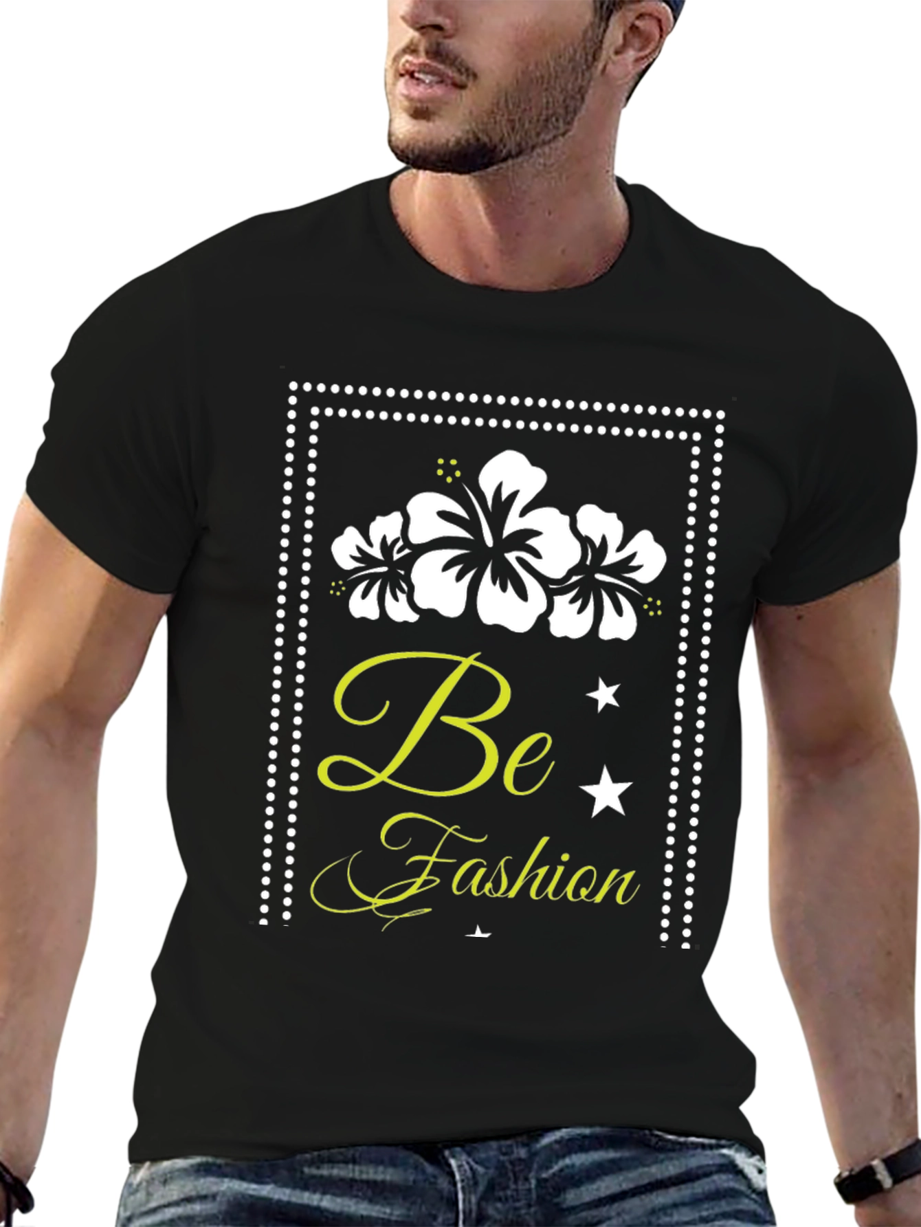 Be Fashion T-Shirt: Stylish Floral Graphic Tee