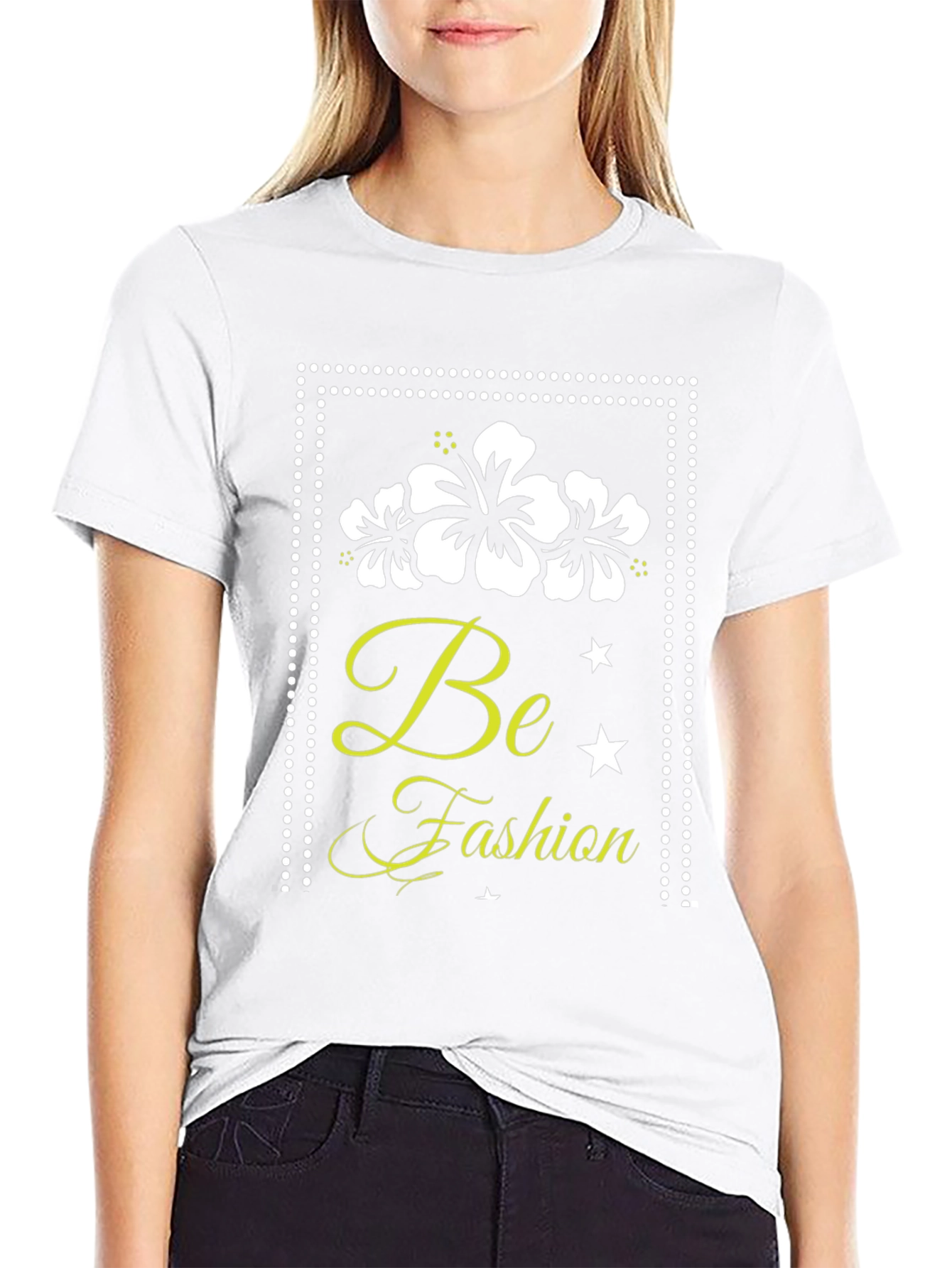 Be Fashion T-Shirt: Stylish Floral Graphic Tee