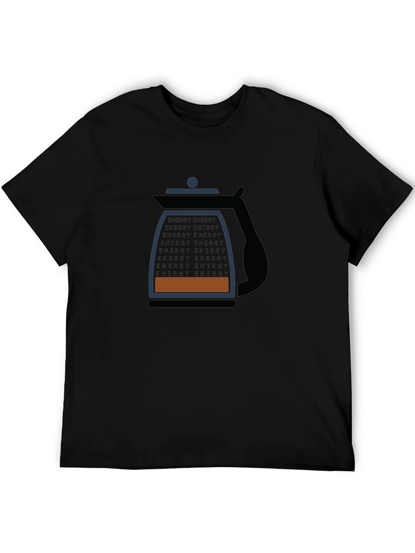 Energy Coffee Tee - Black Graphic T-Shirt