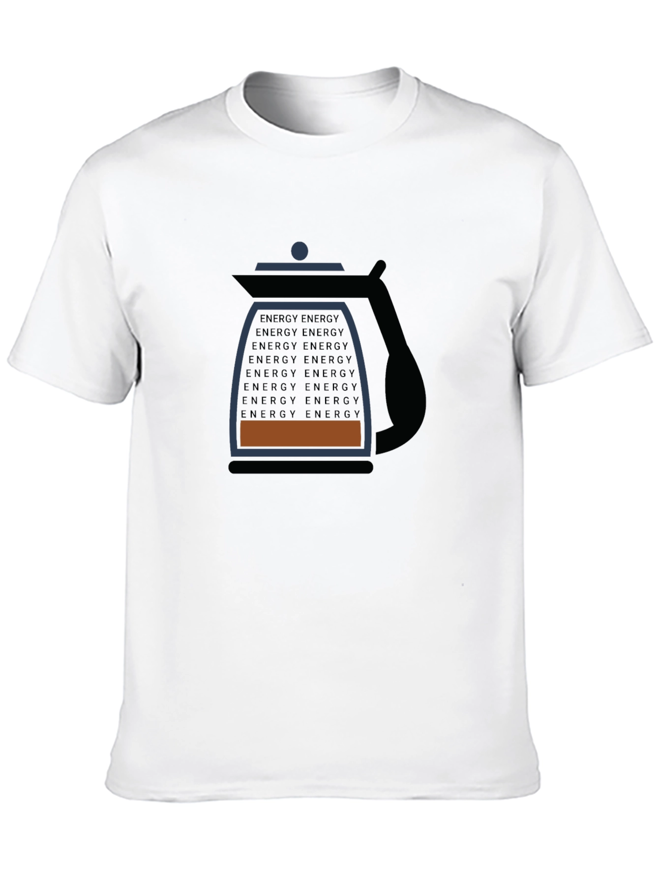 Energy Coffee Tee - Black Graphic T-Shirt