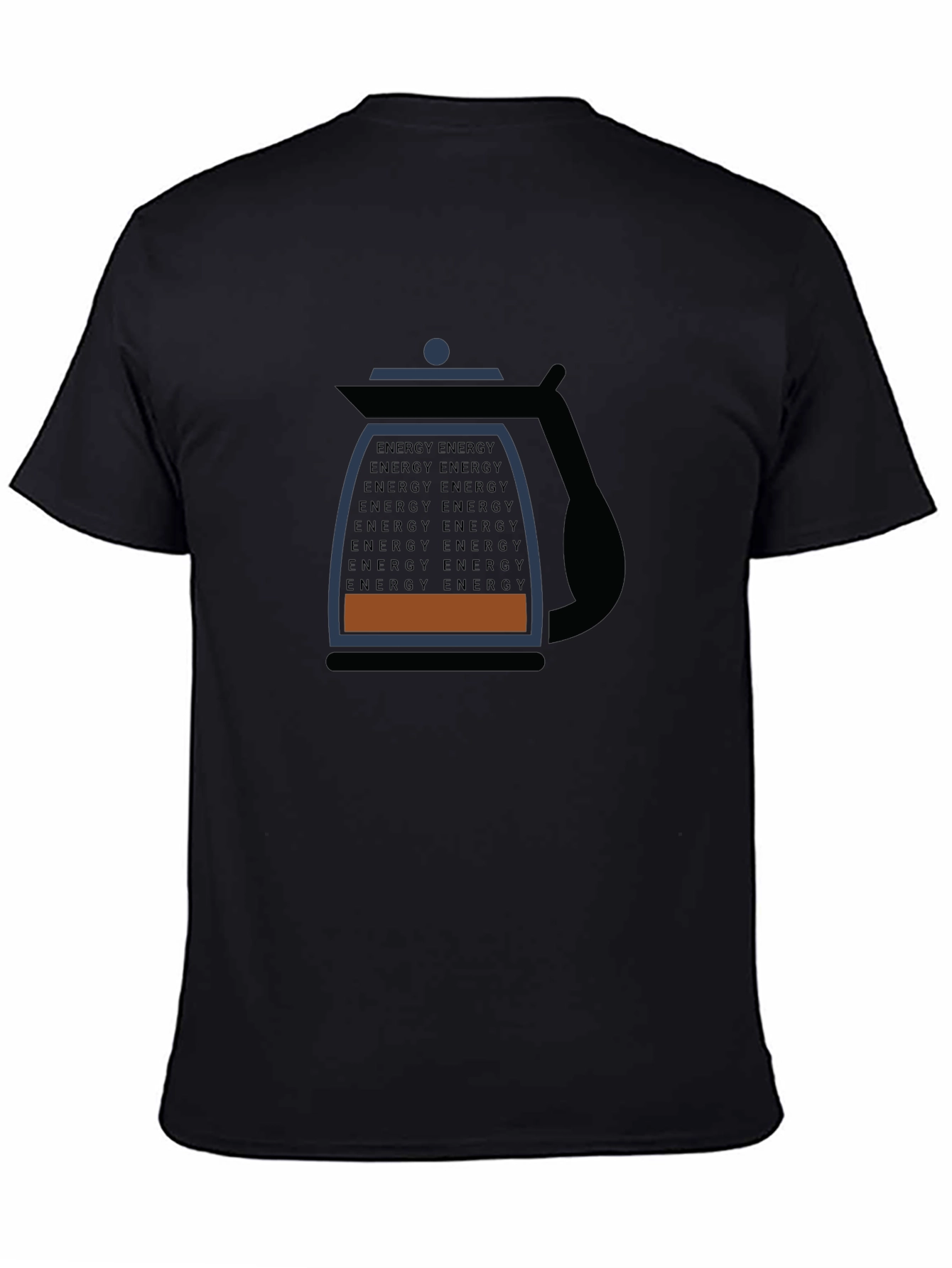 Energy Coffee Tee - Black Graphic T-Shirt