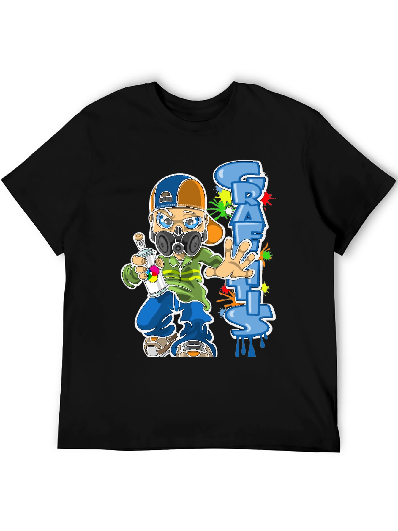 Graffiti Artist Graphic T-Shirt - Unique Design