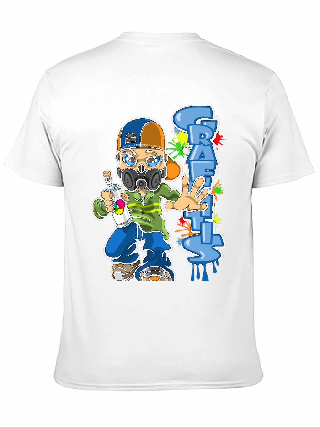 Graffiti Artist Graphic T-Shirt - Unique Design