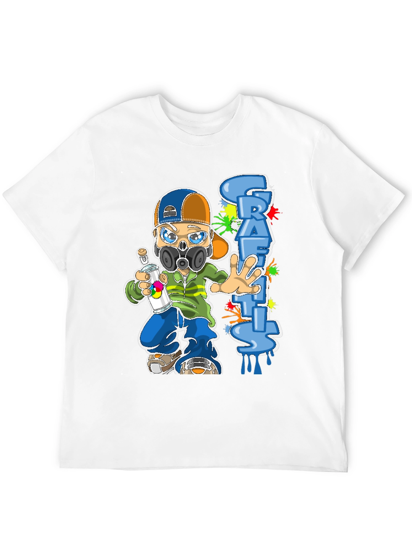 Graffiti Artist Graphic T-Shirt - Unique Design