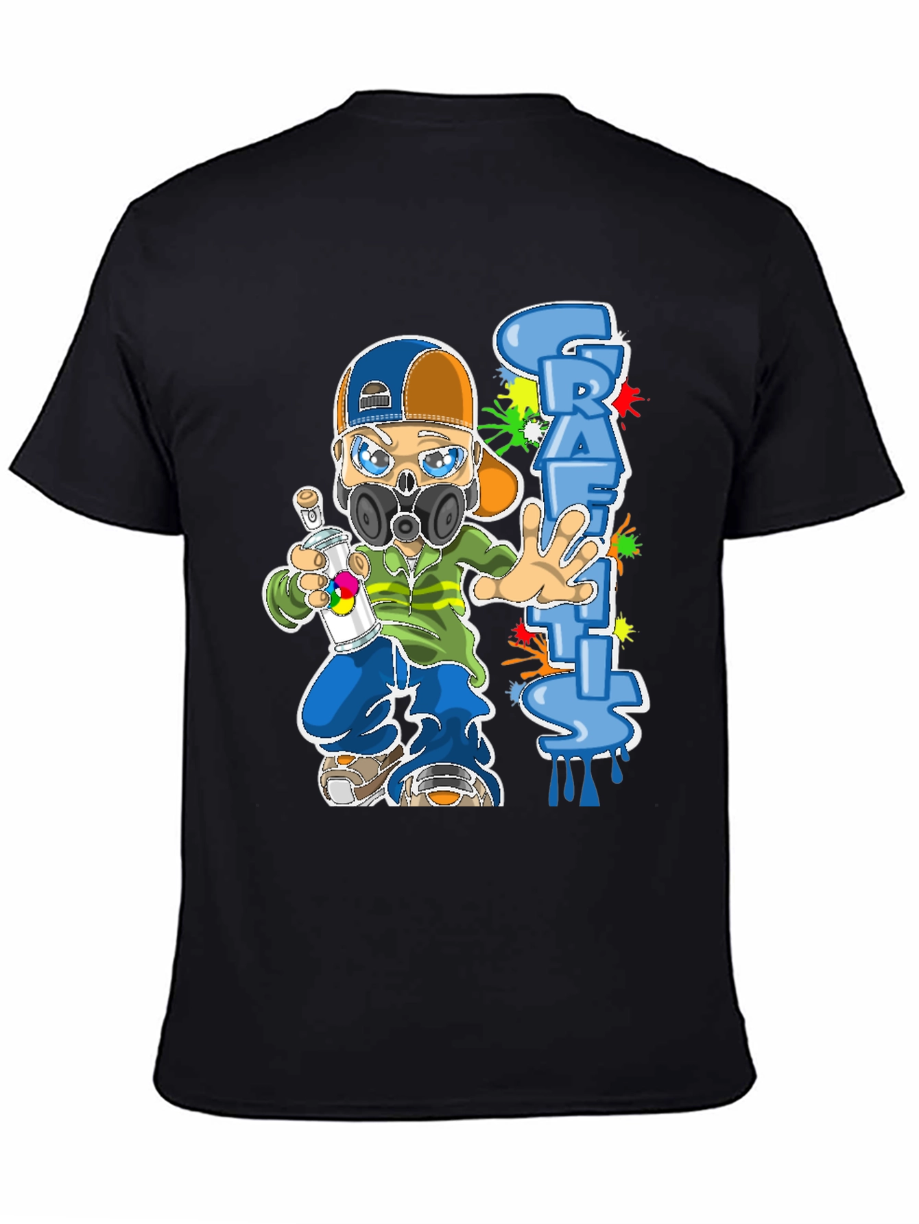 Graffiti Artist Graphic T-Shirt - Unique Design