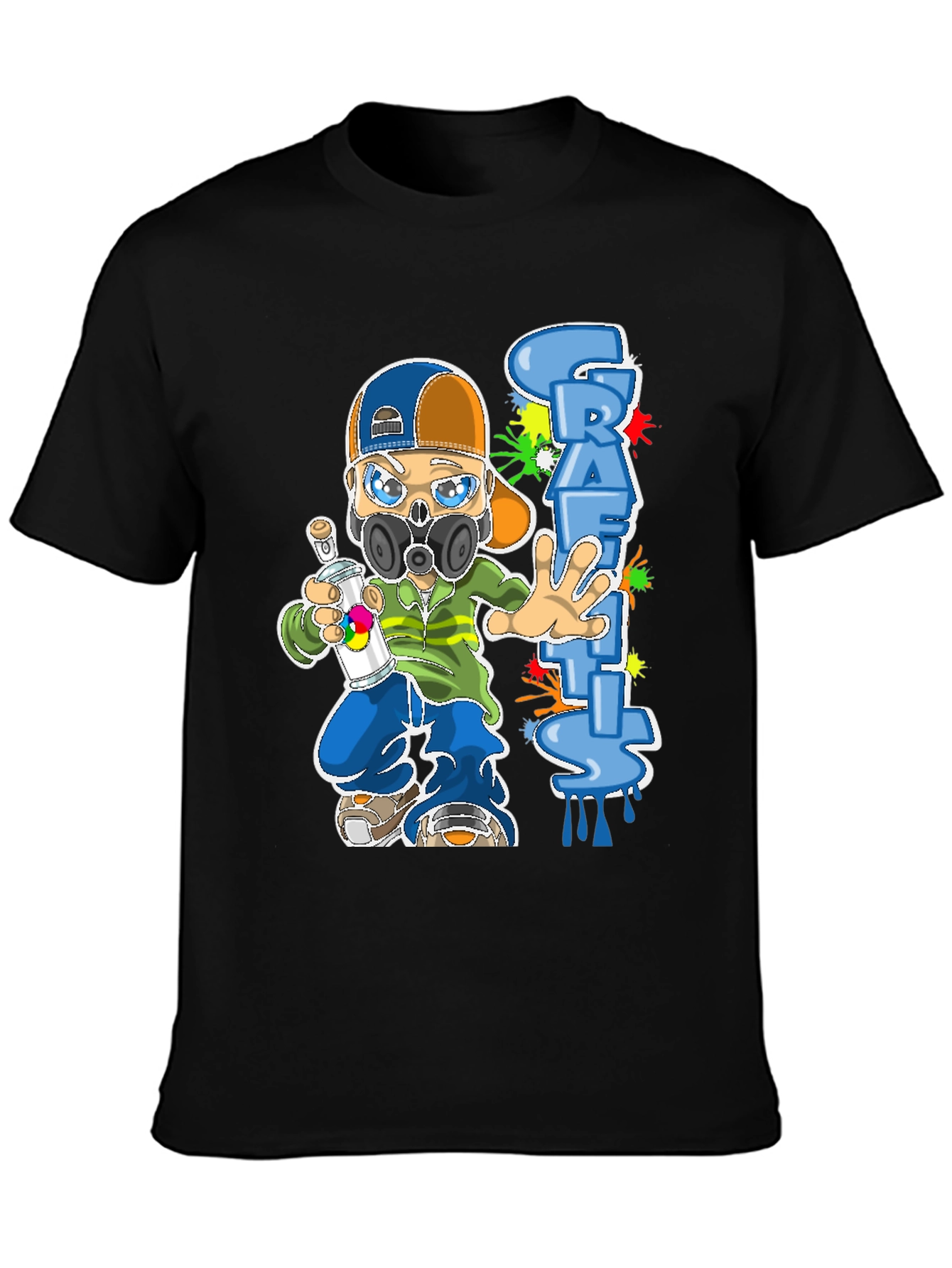 Graffiti Artist Graphic T-Shirt - Unique Design