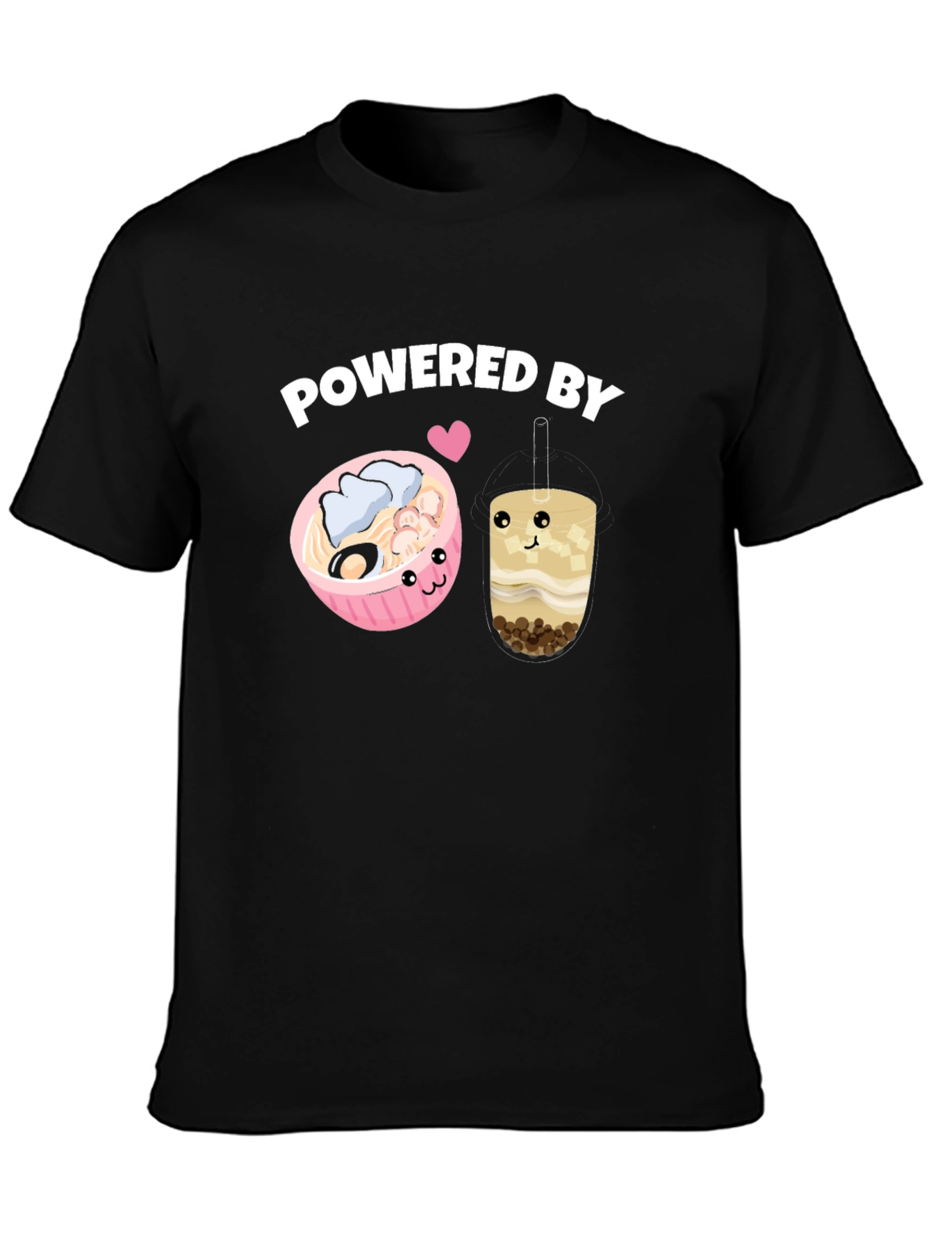 Powered By Ramen and Boba T-Shirt
