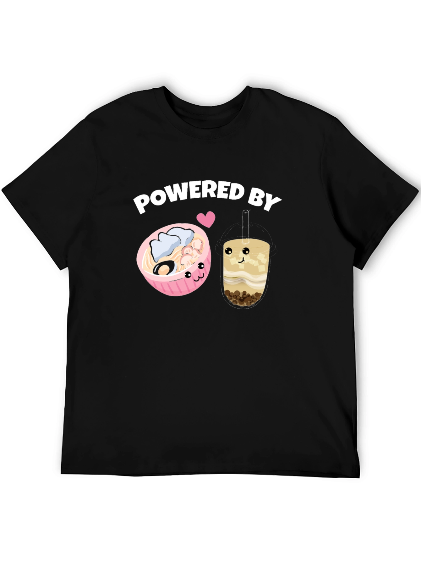 Powered By Ramen and Boba T-Shirt