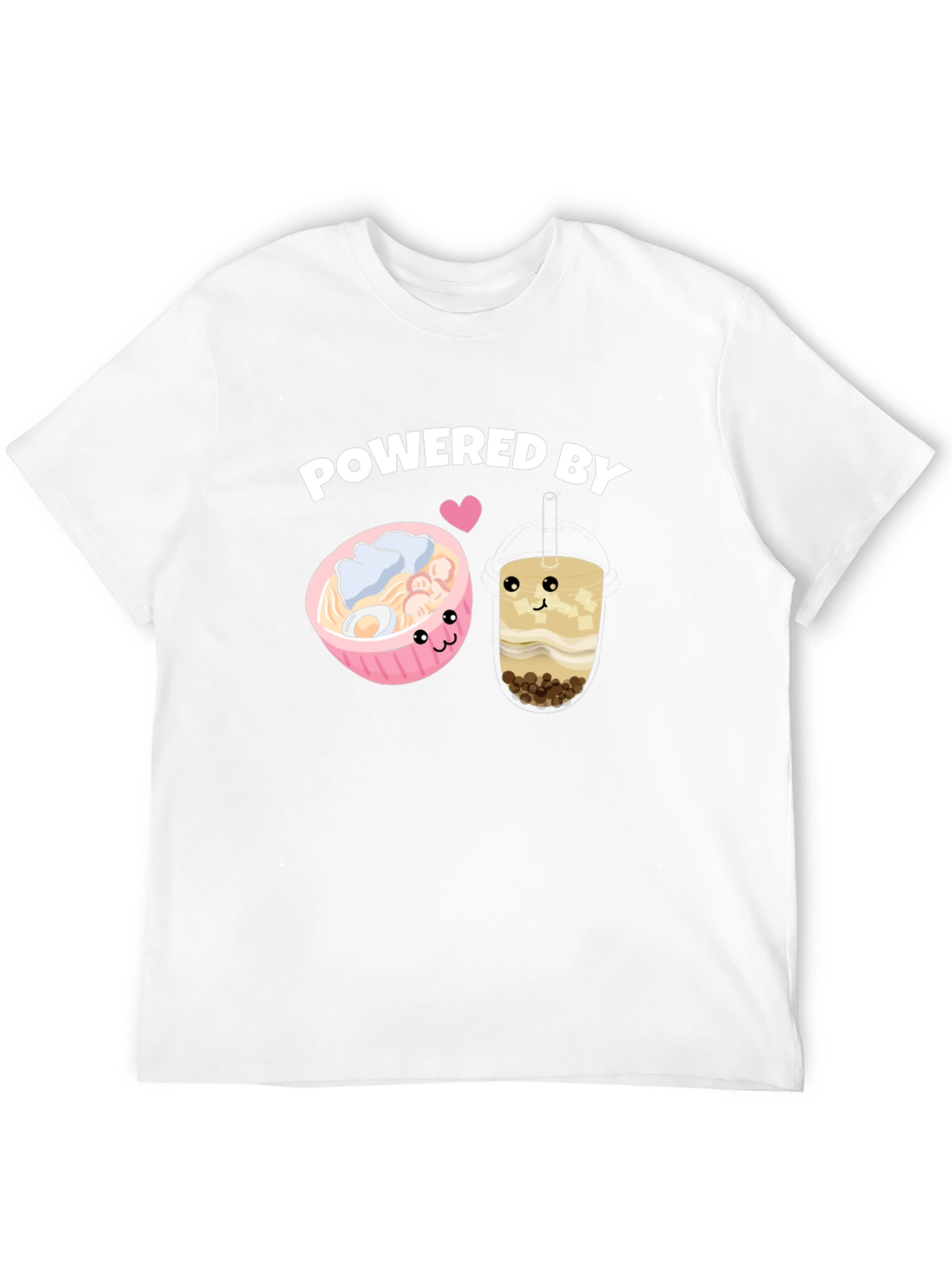 Powered By Ramen and Boba T-Shirt