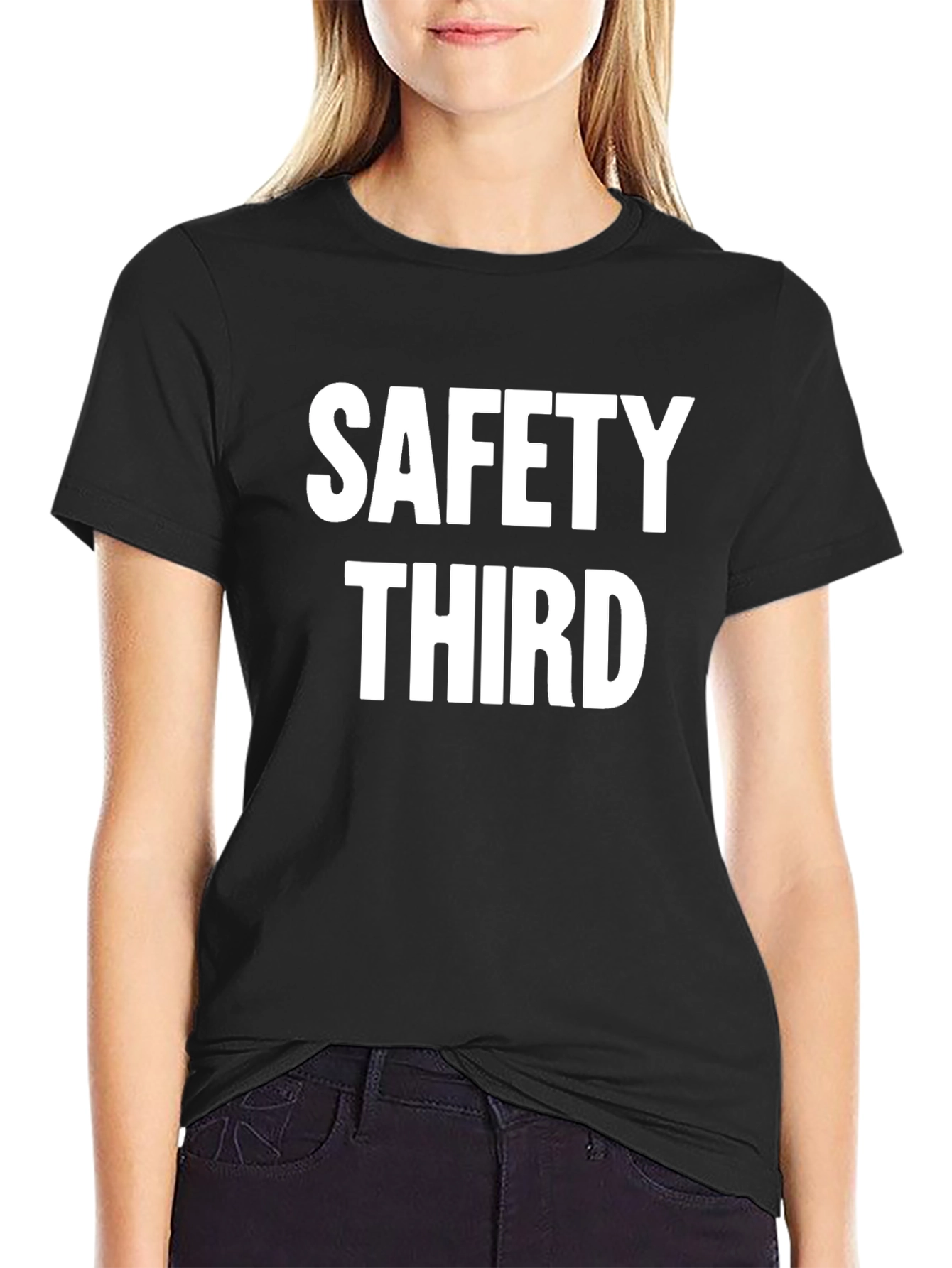 Safety Third Graphic T-Shirt - Humor Tee