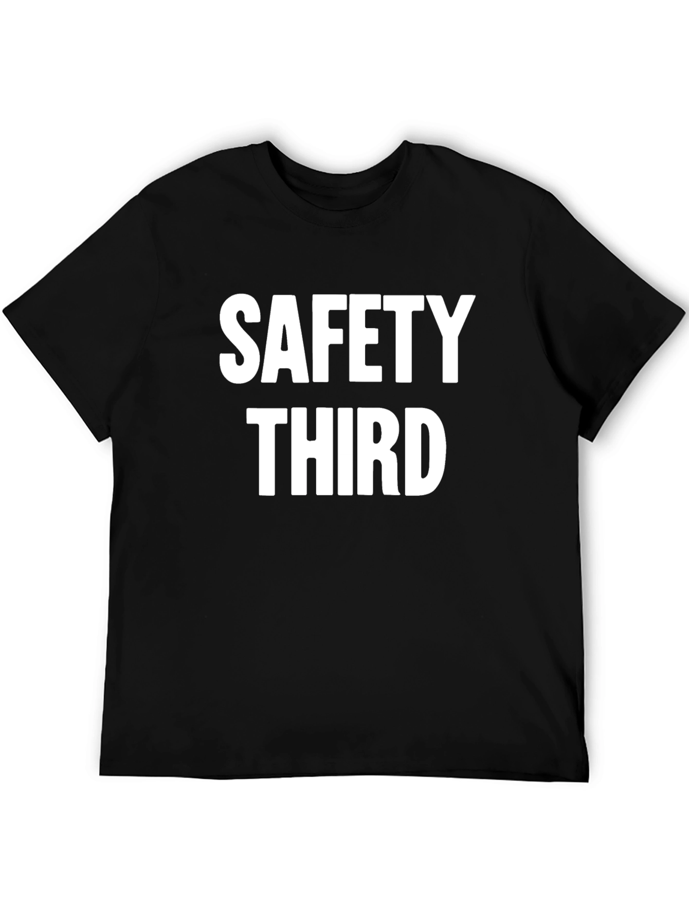 Safety Third Graphic T-Shirt - Humor Tee