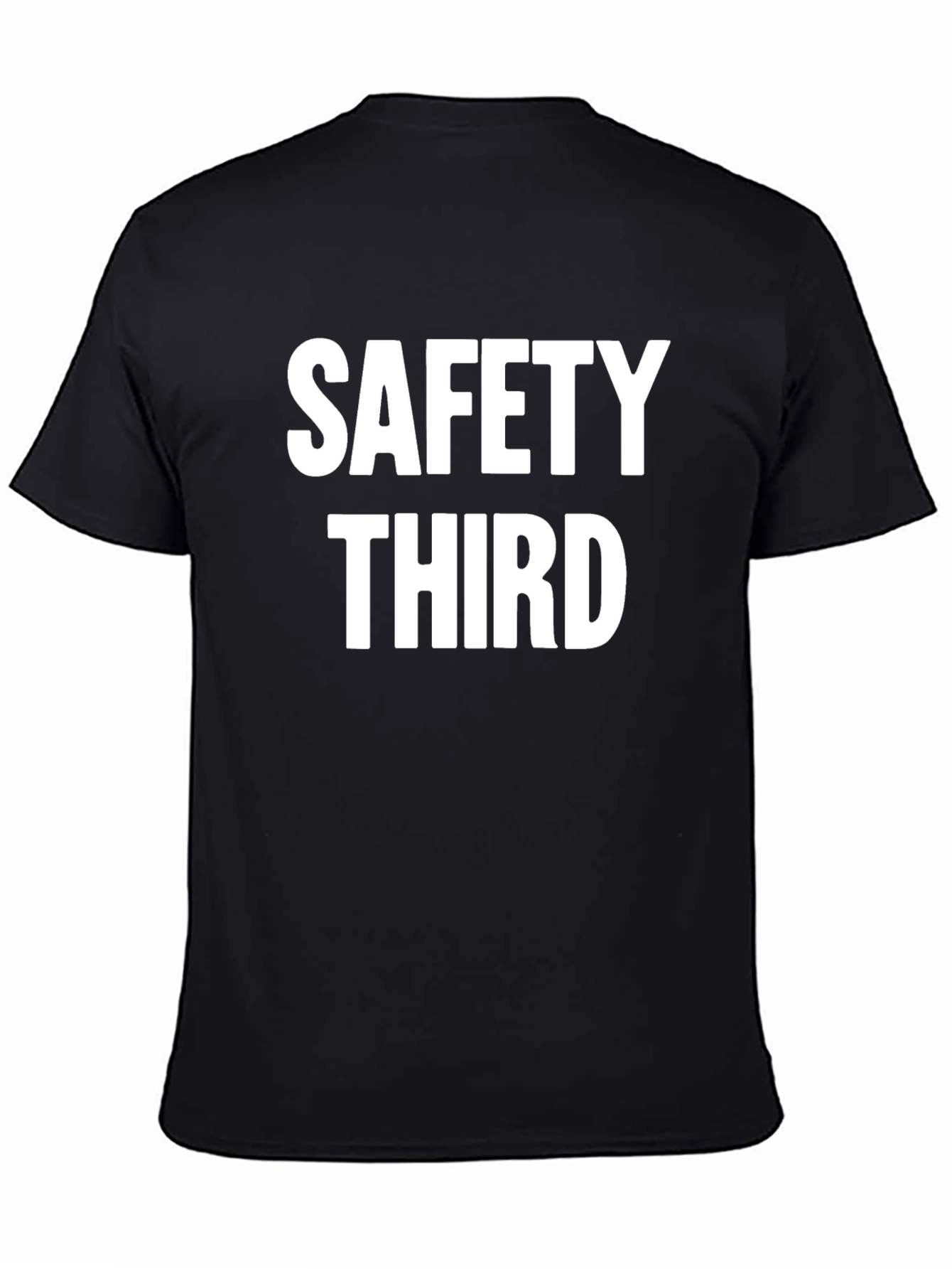 Safety Third Graphic T-Shirt - Humor Tee