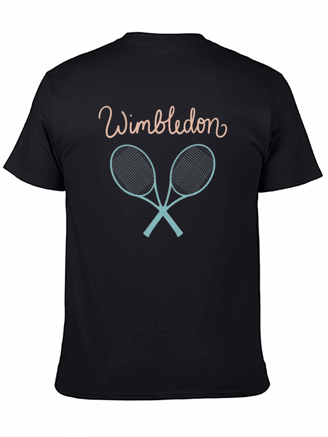 Wimbledon Tennis Racket Graphic T-Shirt