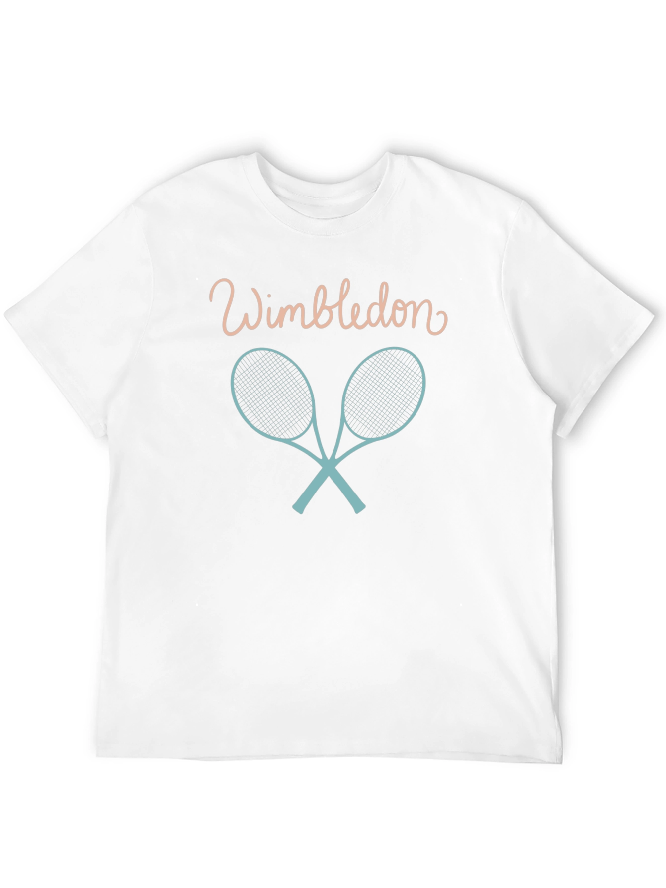 Wimbledon Tennis Racket Graphic T-Shirt