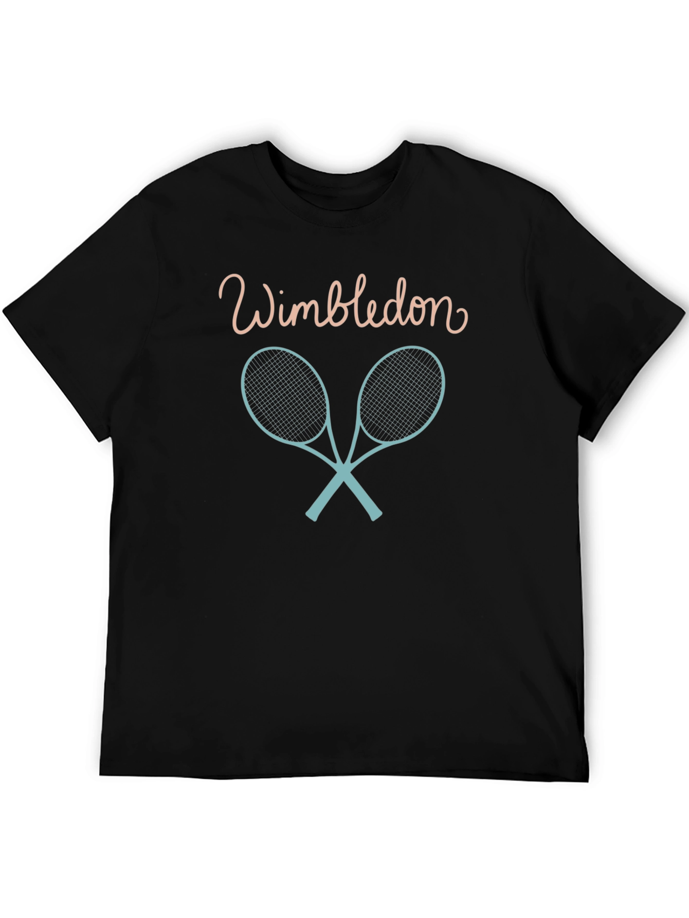 Wimbledon Tennis Racket Graphic T-Shirt