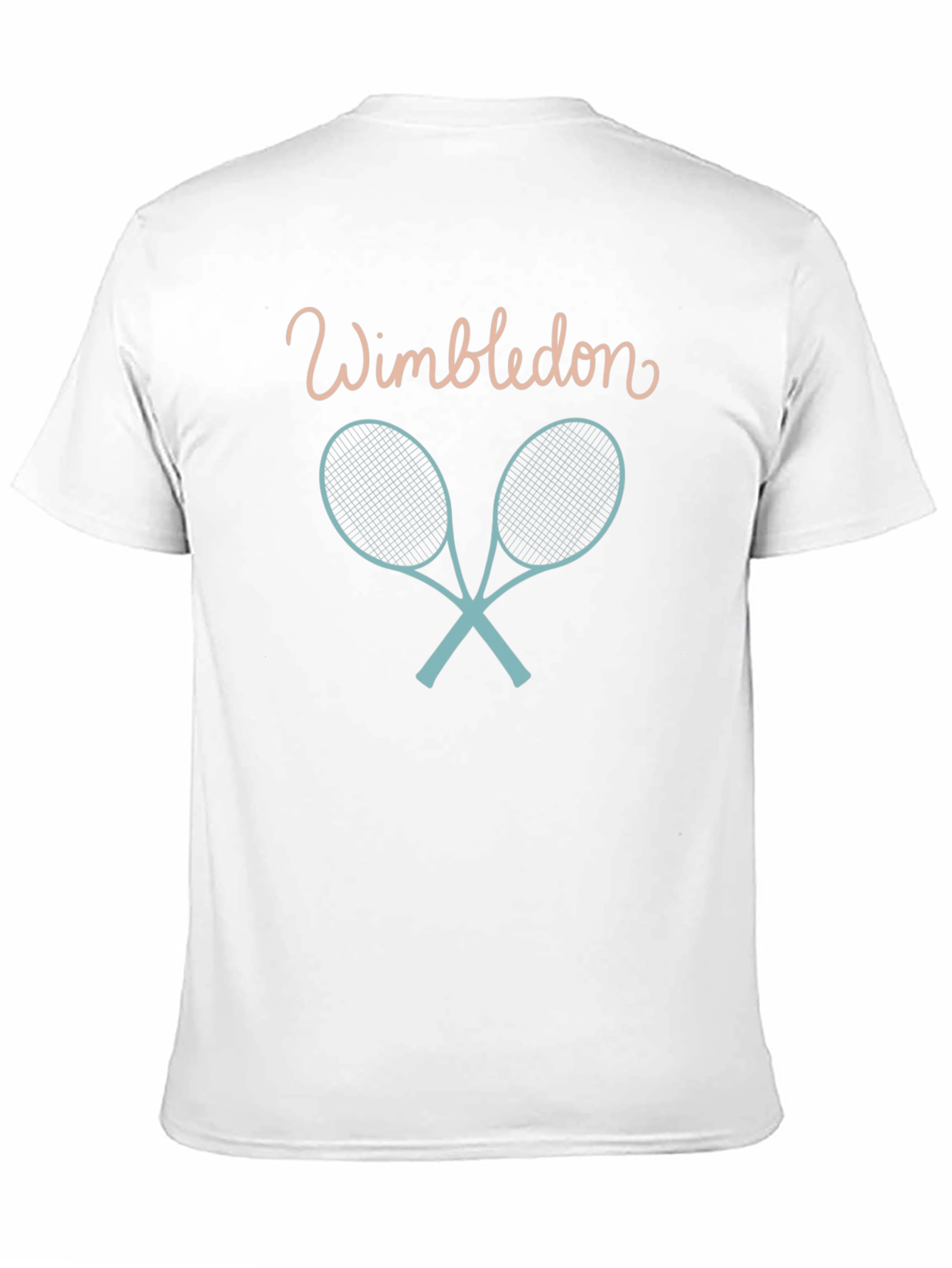 Wimbledon Tennis Racket Graphic T-Shirt