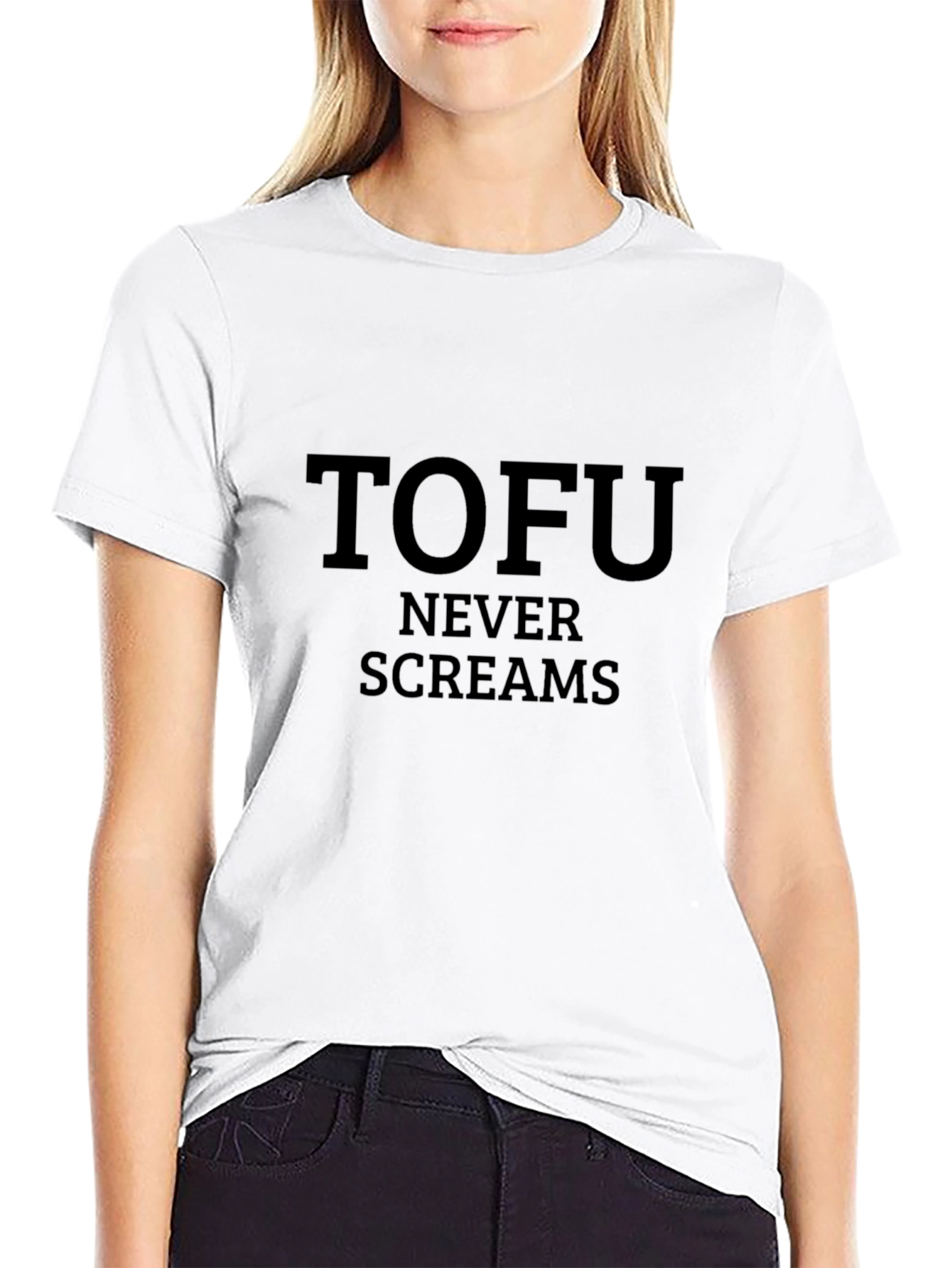 Tofu Never Screams Graphic T-Shirt