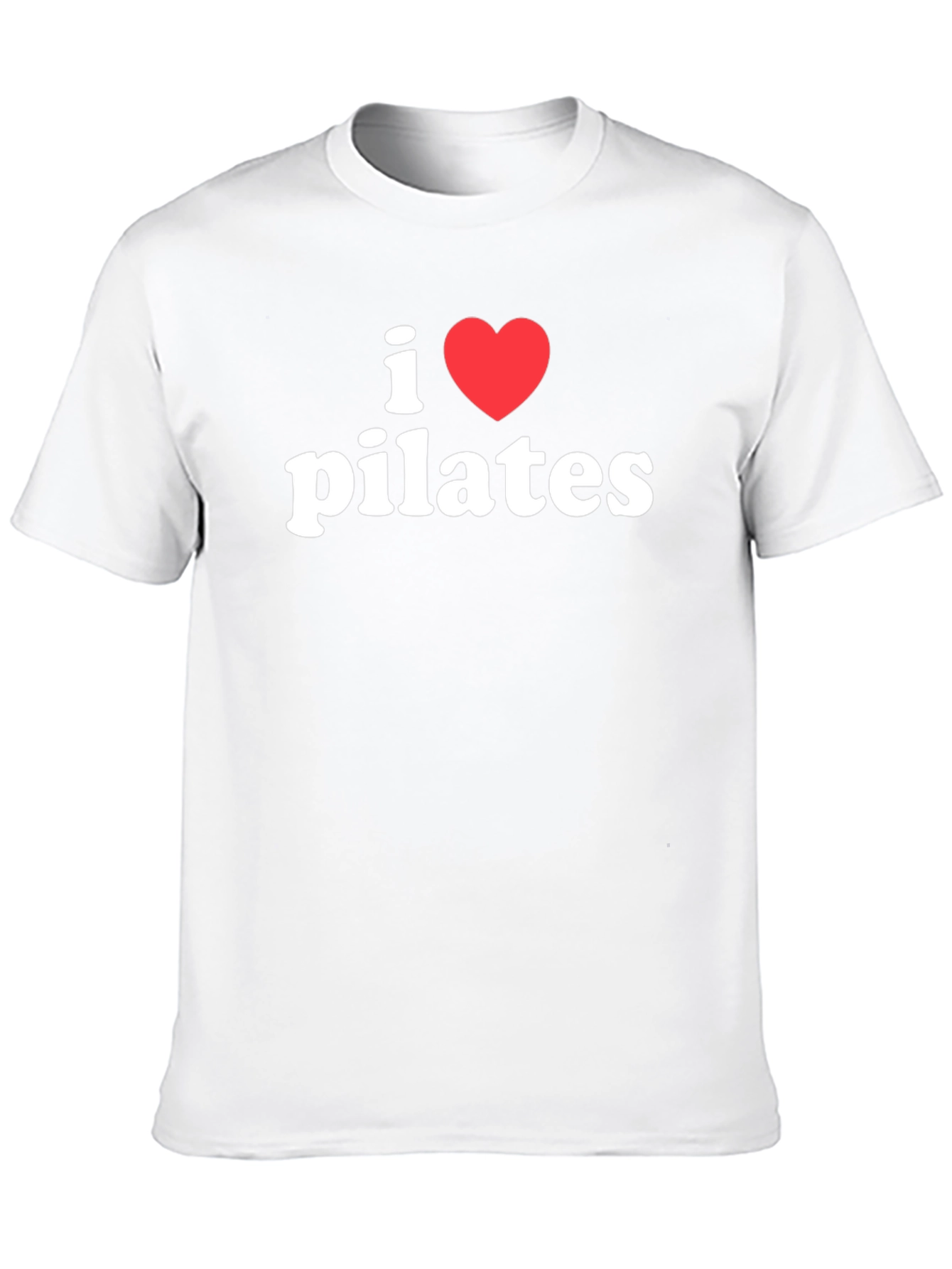I Love Pilates Black T-Shirt