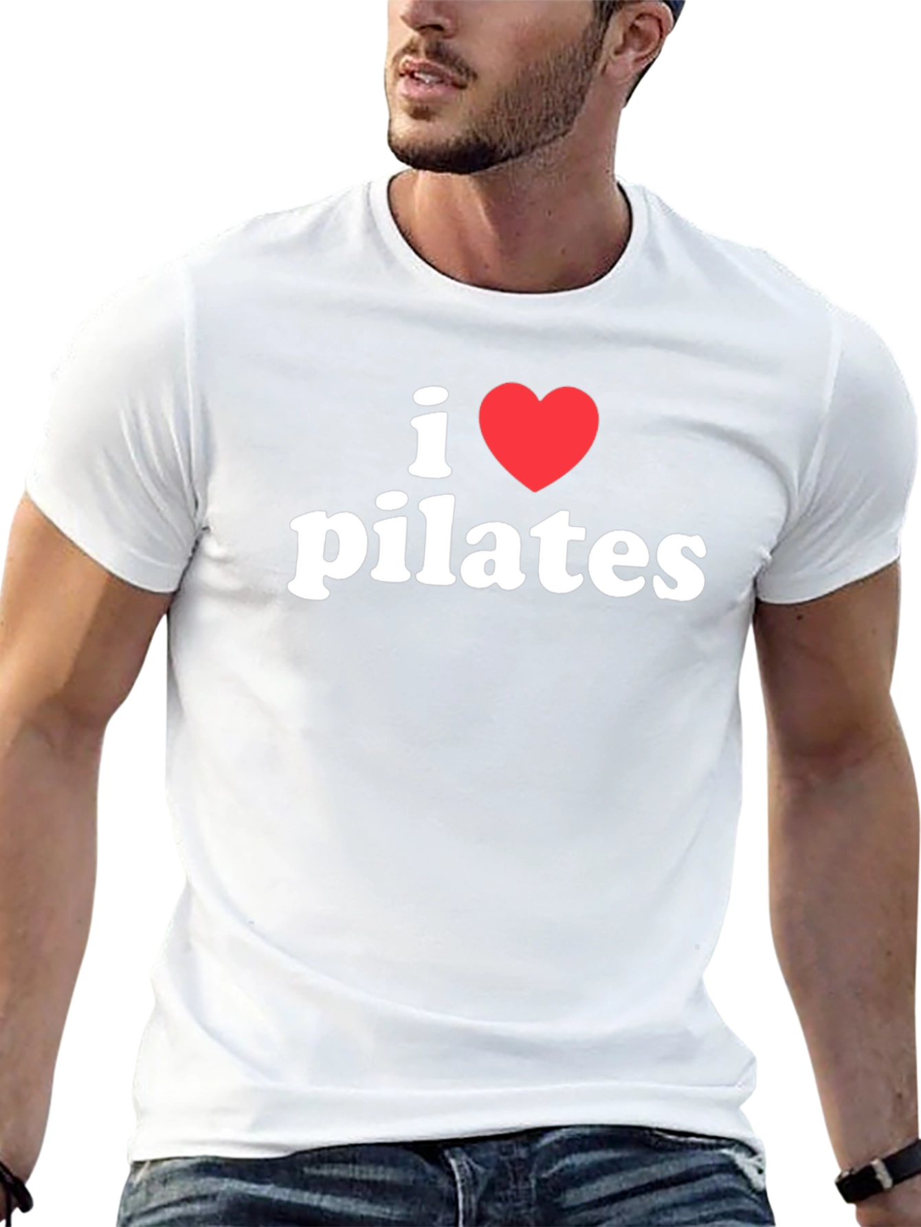 I Love Pilates Black T-Shirt