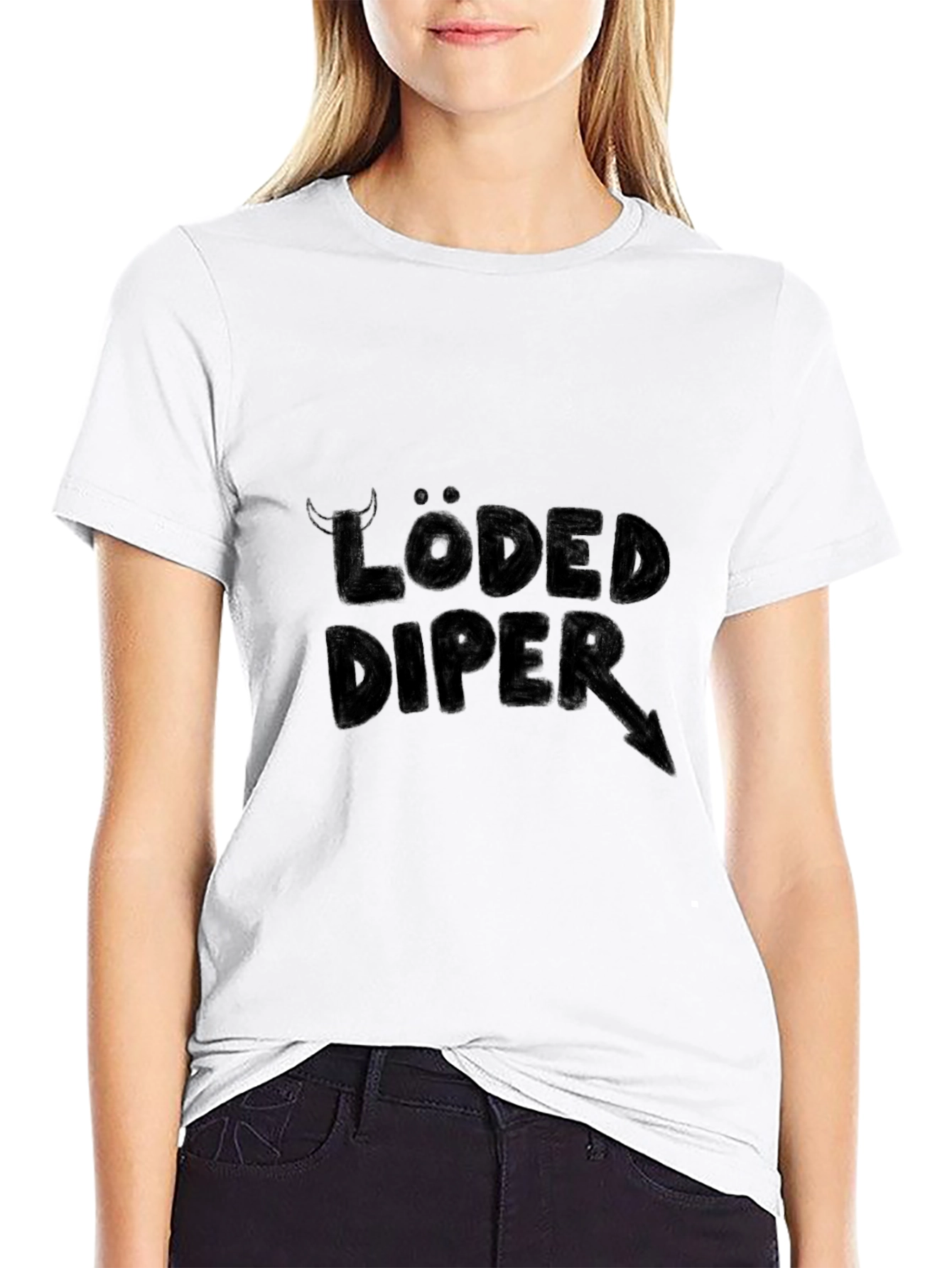 Loded Diper Black T-Shirt