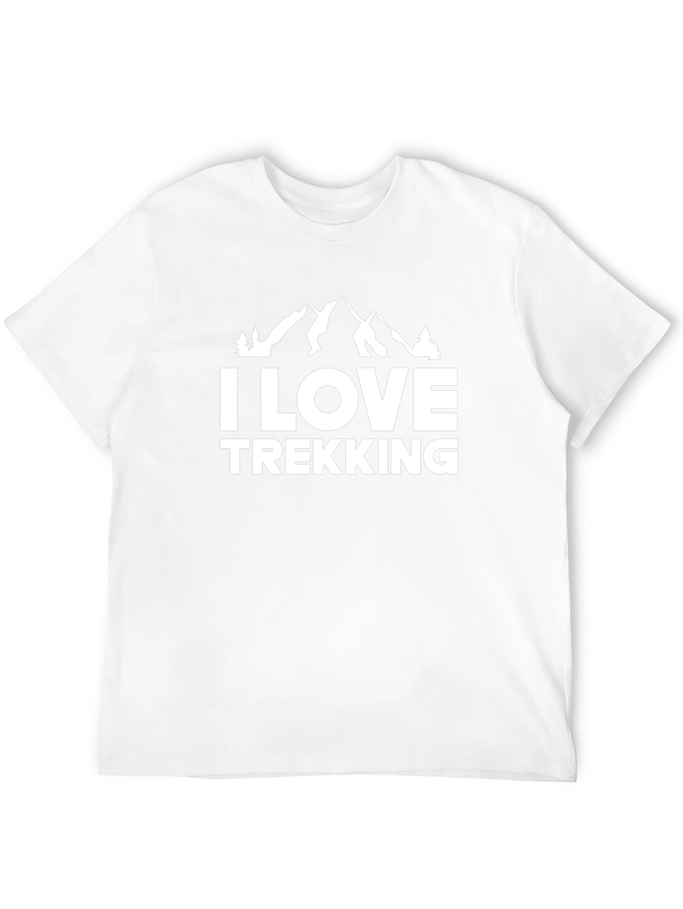 I Love Trekking Mountain T-Shirt