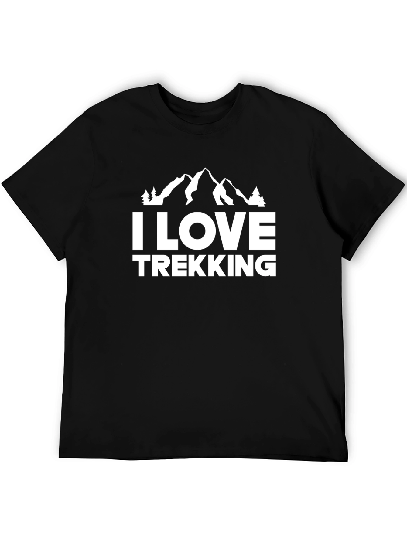 I Love Trekking Mountain T-Shirt
