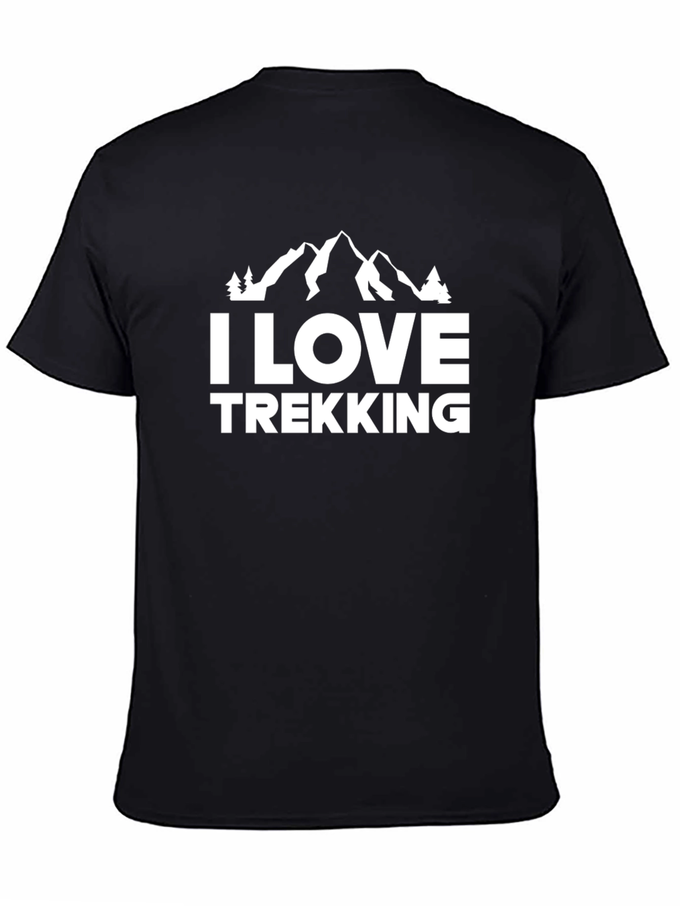 I Love Trekking Mountain T-Shirt