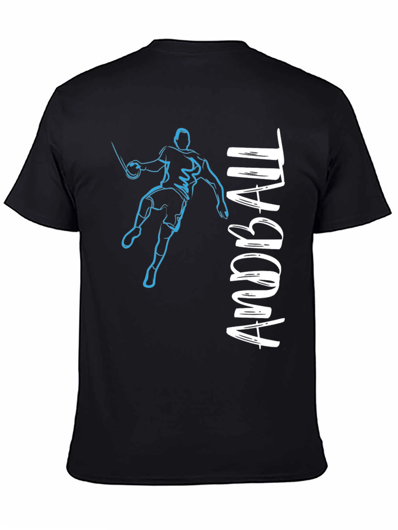 Handball Player Graphic Tee