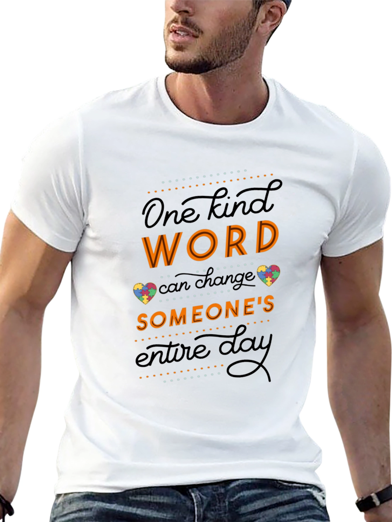 Kind Word Autism Awareness Graphic Tee