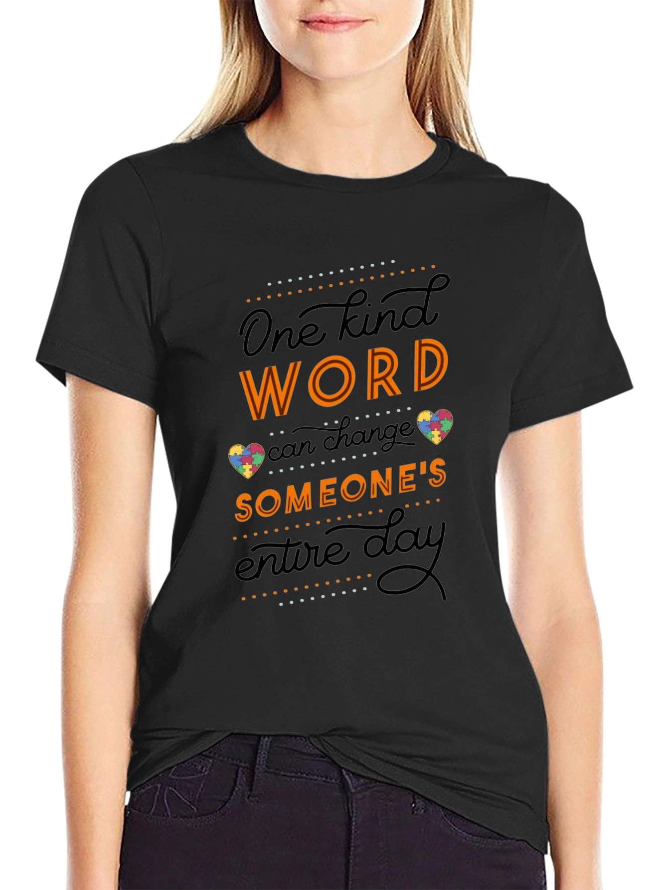 Kind Word Autism Awareness Graphic Tee