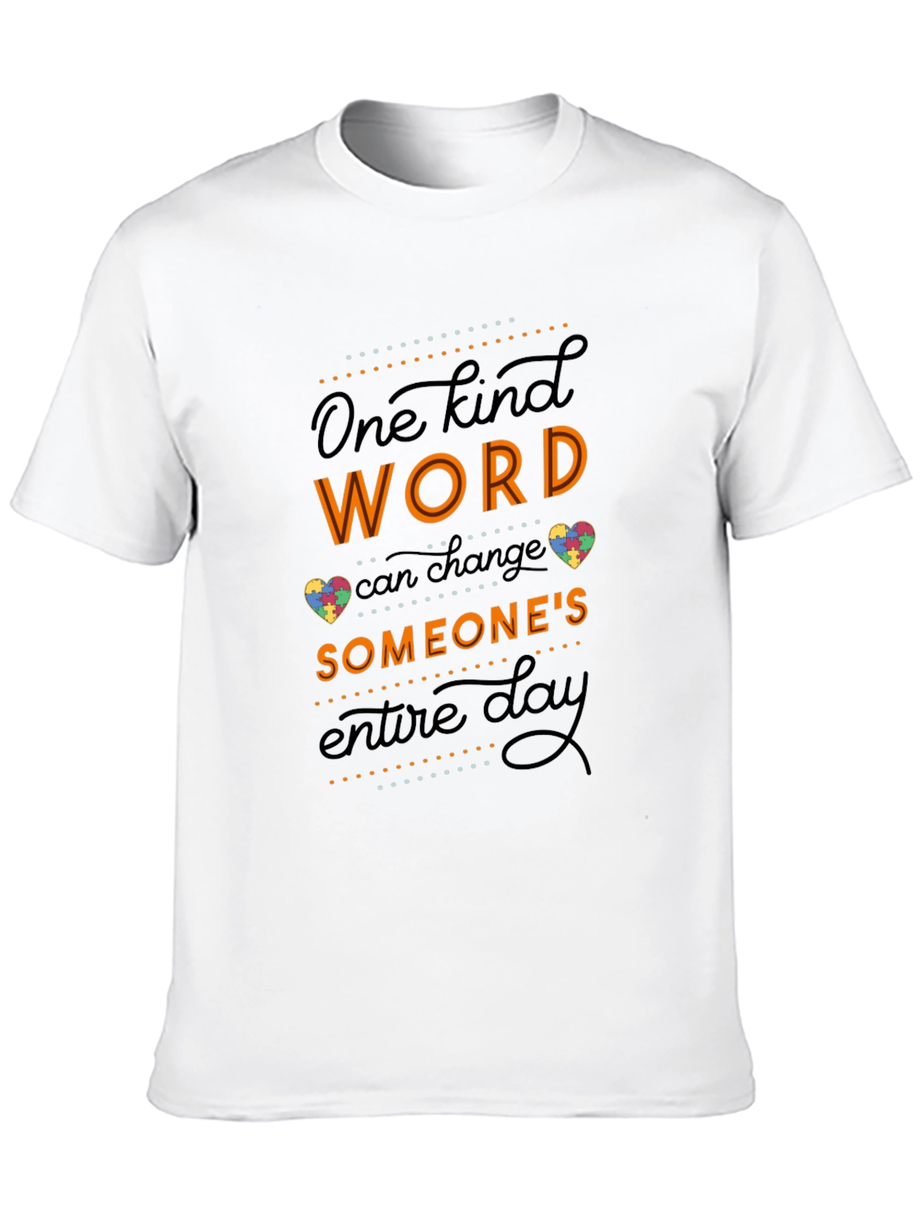 Kind Word Autism Awareness Graphic Tee