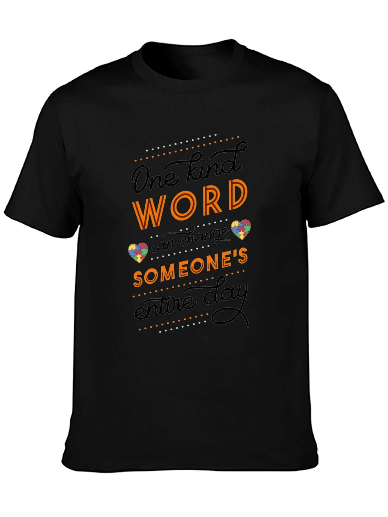 Kind Word Autism Awareness Graphic Tee