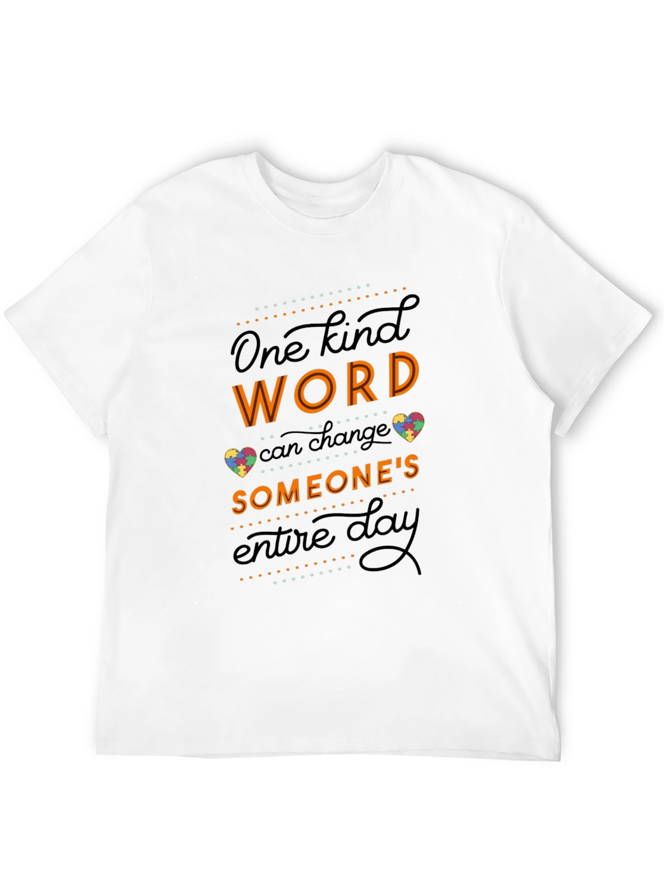 Kind Word Autism Awareness Graphic Tee
